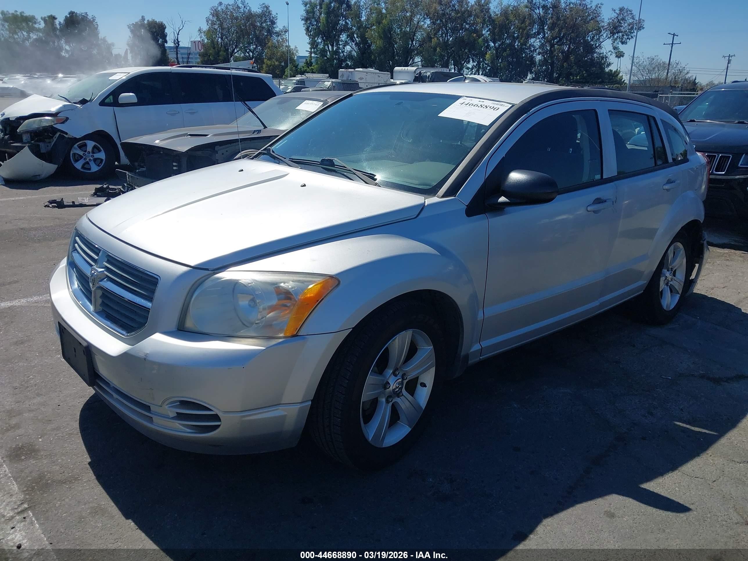 2010 Dodge Caliber Sxt Silver vin: 1B3CB4HA7AD532501