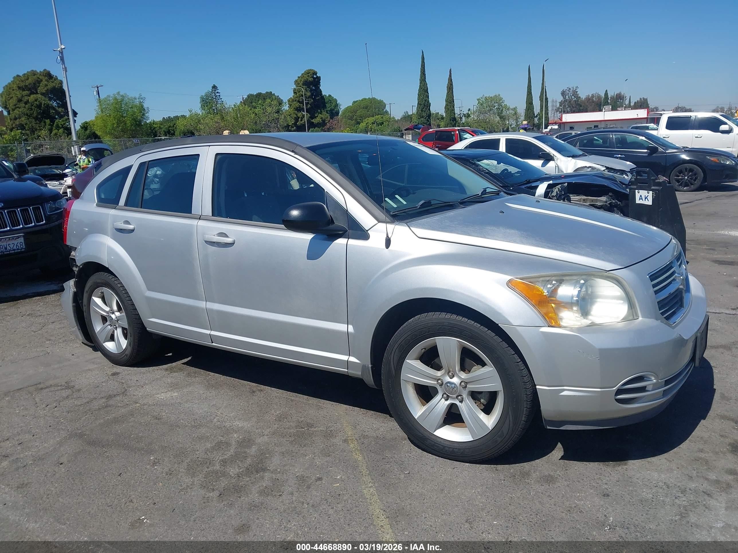 2010 Dodge Caliber Sxt Silver vin: 1B3CB4HA7AD532501