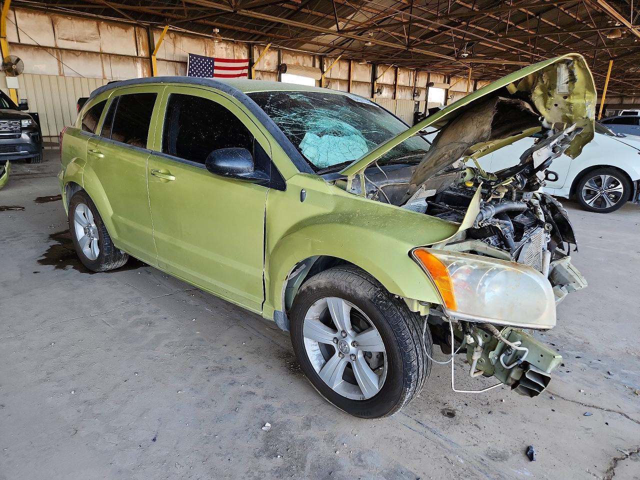 2010 Dodge Caliber Sxt Green vin: 1B3CB4HA7AD532532