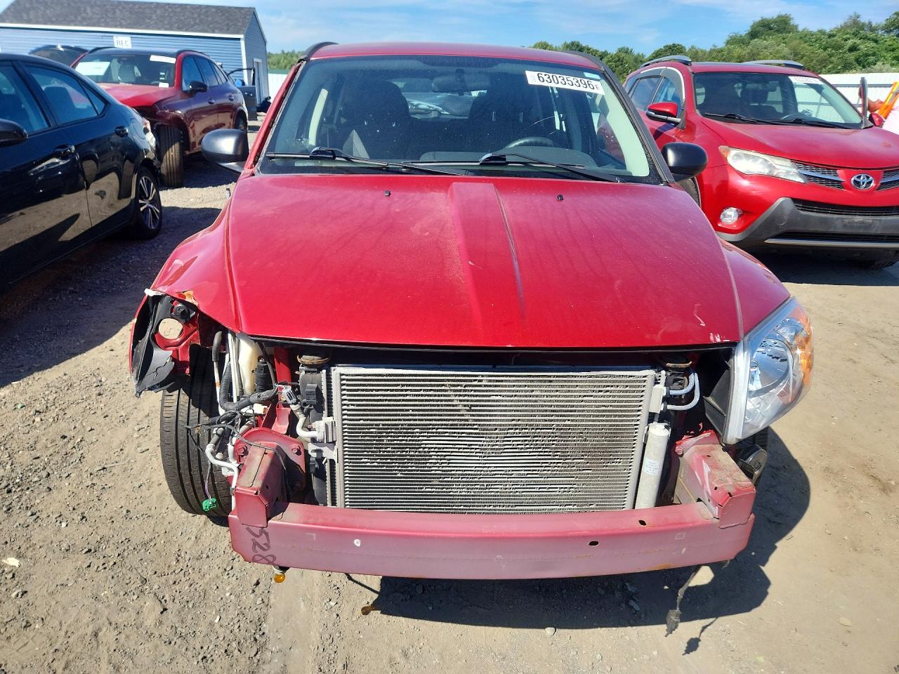 2010 Dodge Caliber Sxt Red vin: 1B3CB4HA7AD552523