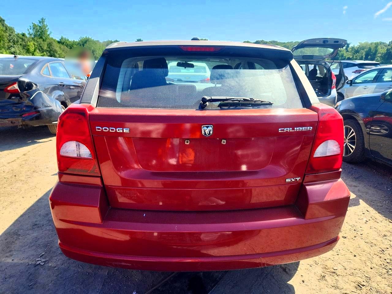 2010 Dodge Caliber Sxt Red vin: 1B3CB4HA7AD552523