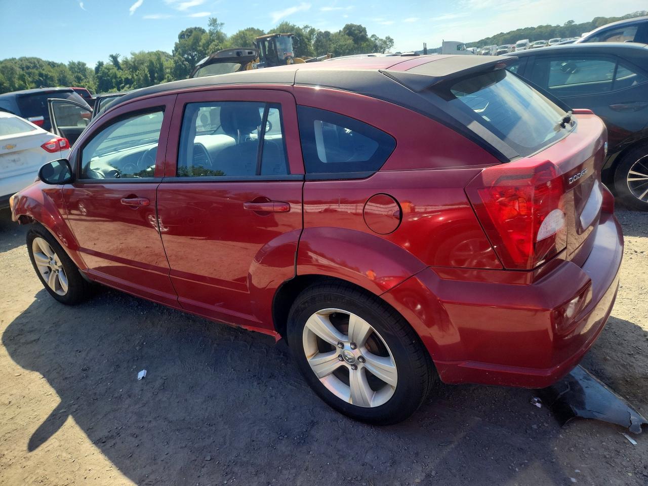 2010 Dodge Caliber Sxt Red vin: 1B3CB4HA7AD552523