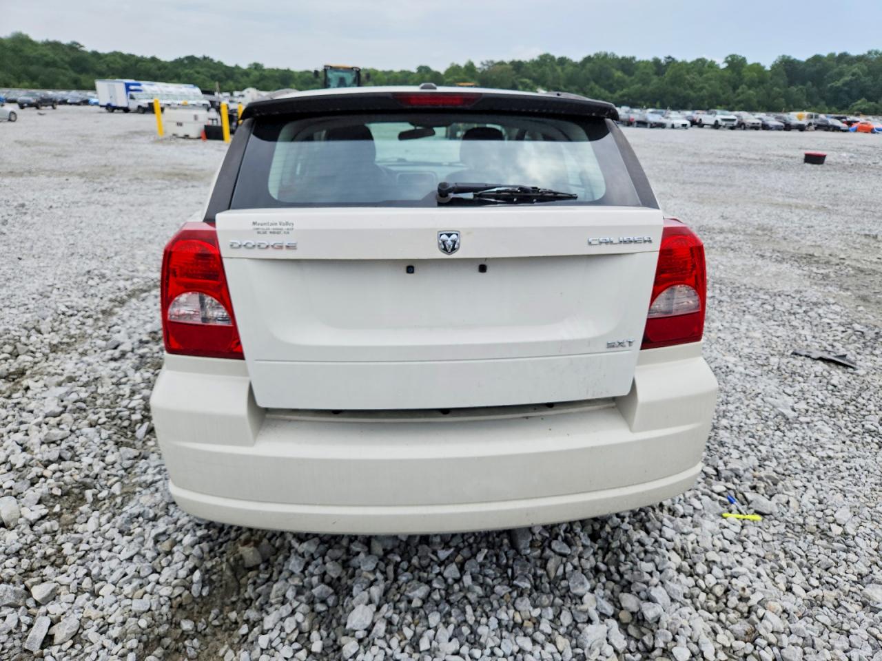 2010 Dodge Caliber Sxt White vin: 1B3CB4HA8AD546245