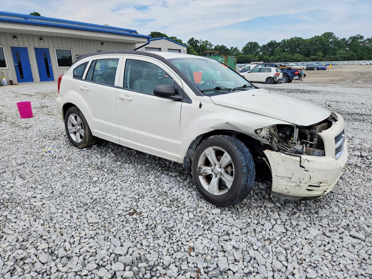 2010 Dodge Caliber Sxt White vin: 1B3CB4HA8AD546245