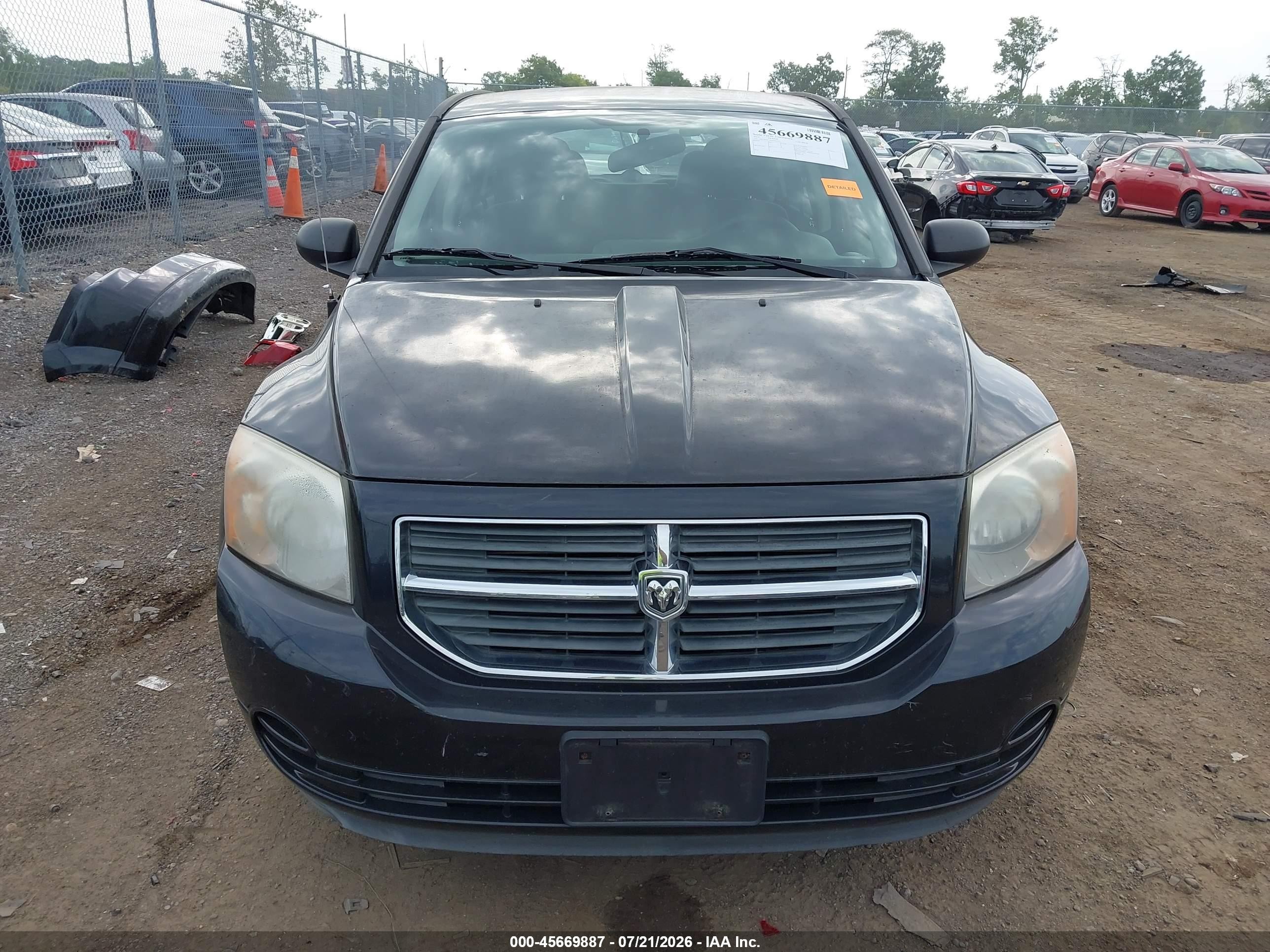 2010 Dodge Caliber Sxt Navy vin: 1B3CB4HA8AD651237