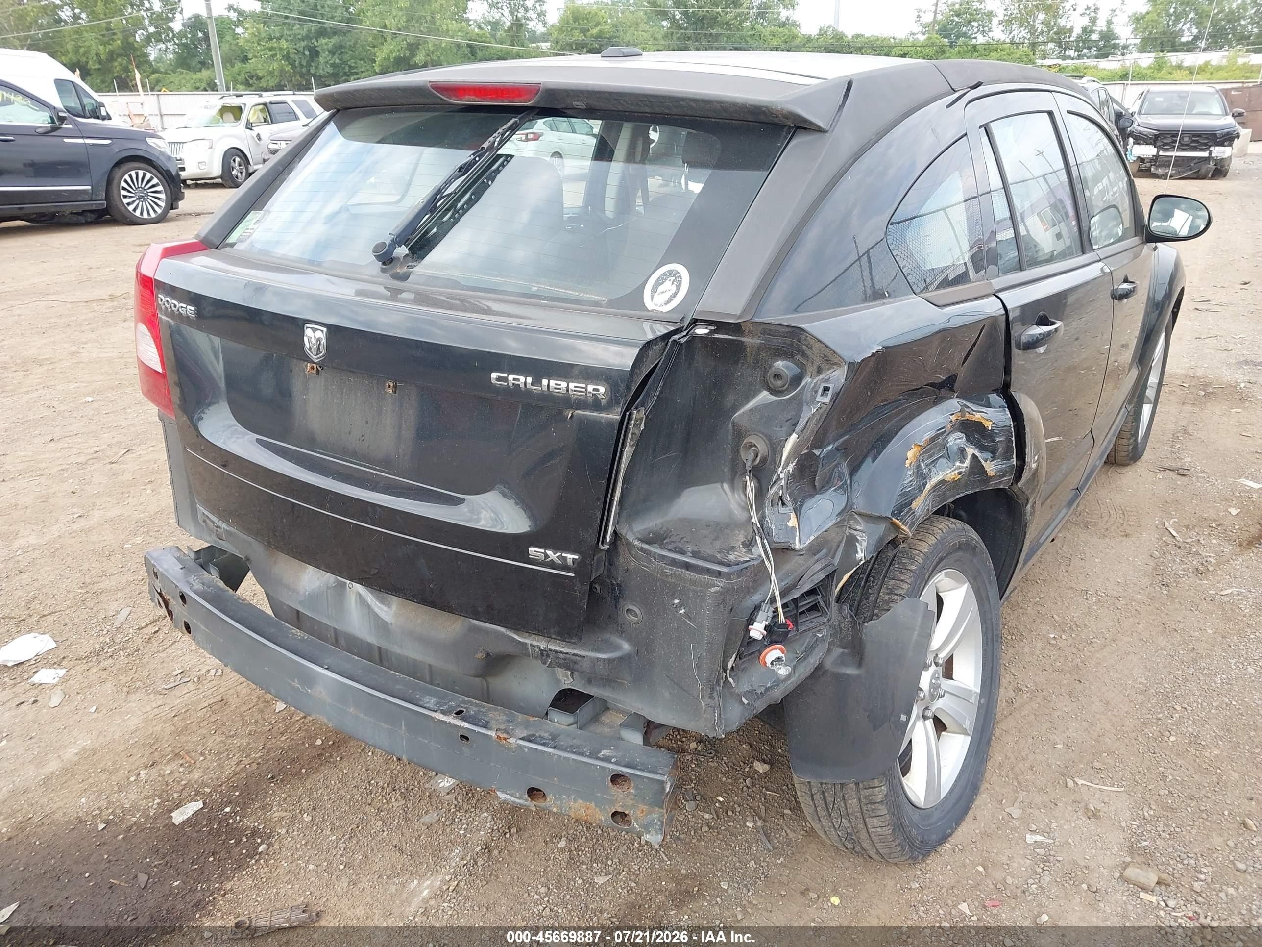 2010 Dodge Caliber Sxt Navy vin: 1B3CB4HA8AD651237