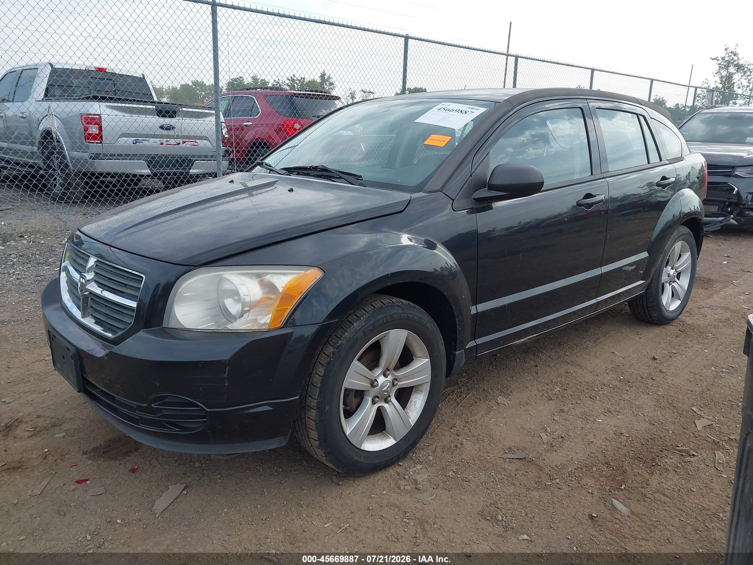 2010 Dodge Caliber Sxt Navy vin: 1B3CB4HA8AD651237