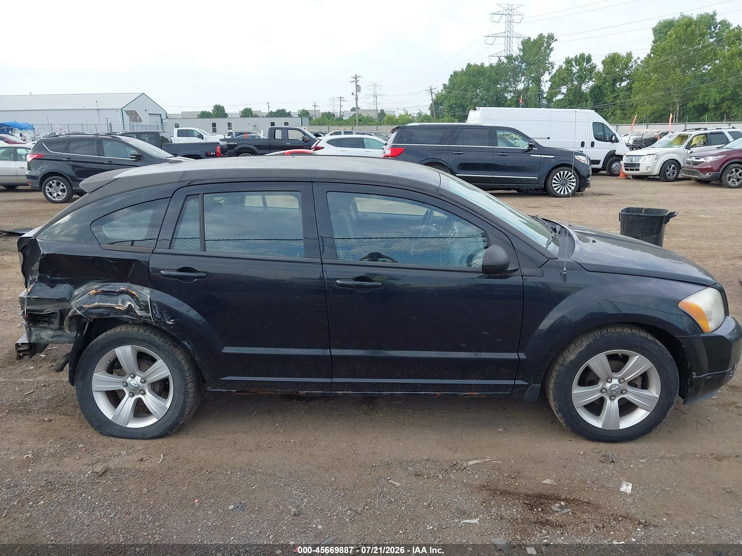 2010 Dodge Caliber Sxt Navy vin: 1B3CB4HA8AD651237