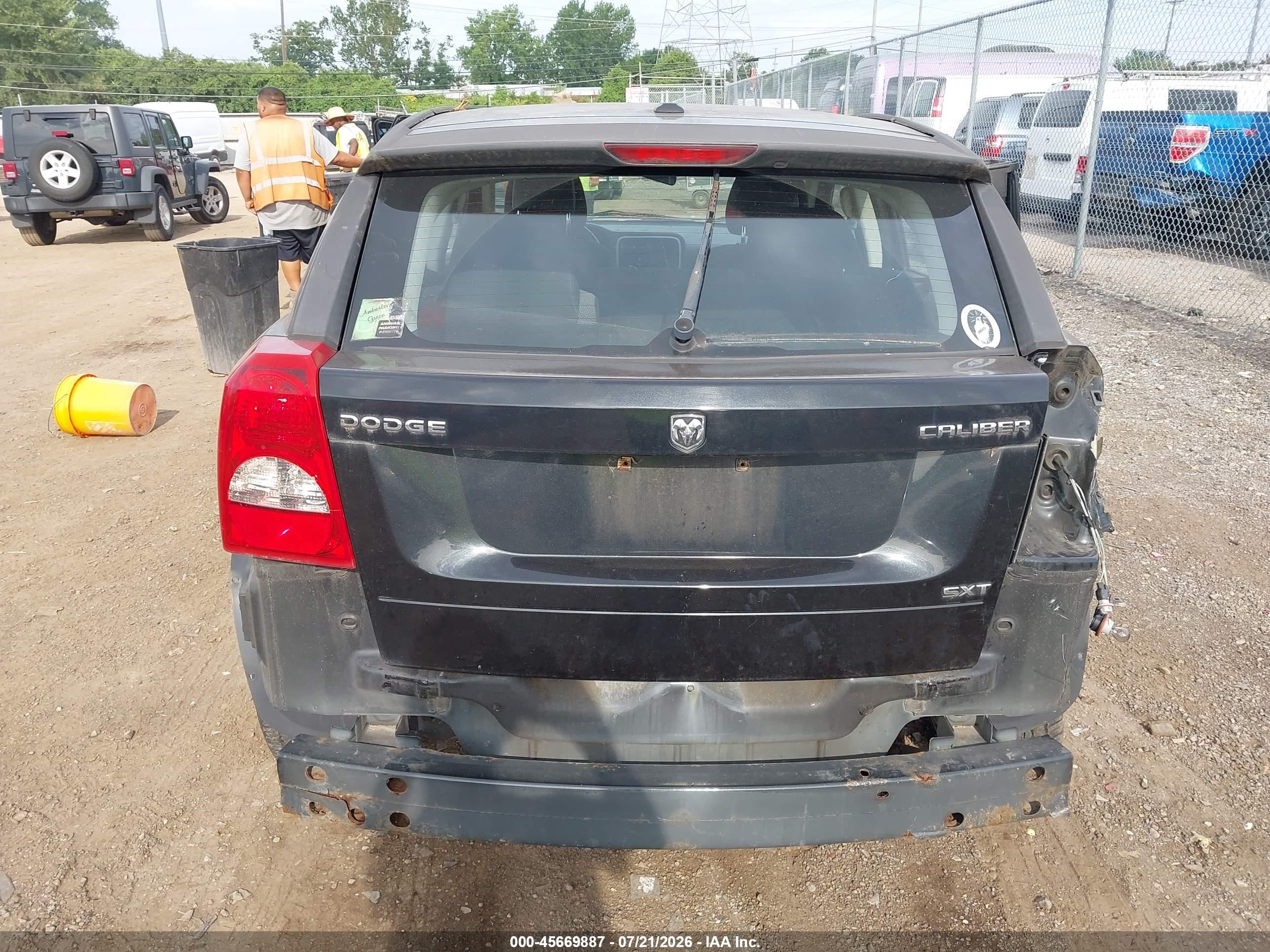 2010 Dodge Caliber Sxt Navy vin: 1B3CB4HA8AD651237