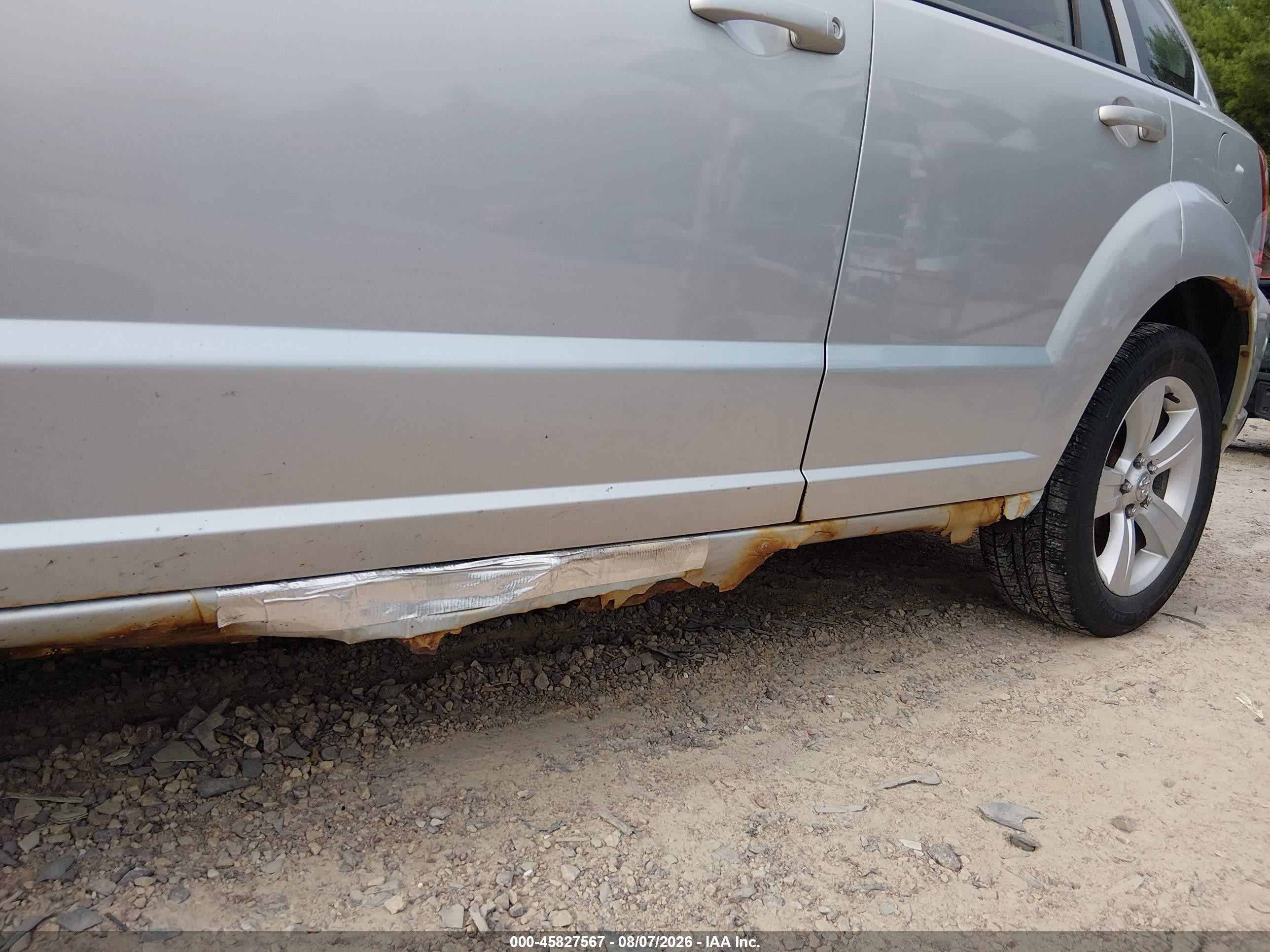 2010 Dodge Caliber Sxt Silver vin: 1B3CB4HAXAD534355