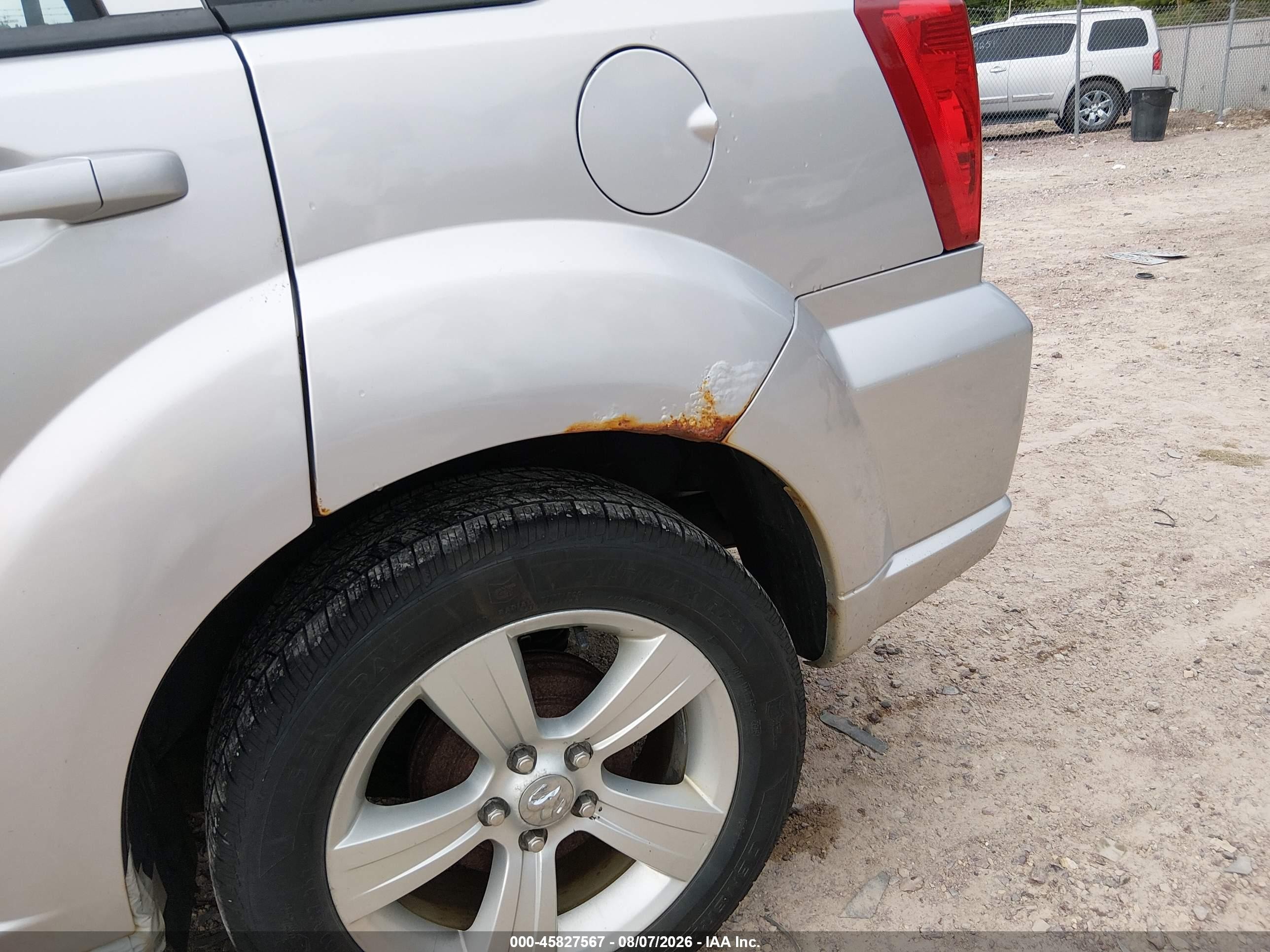 2010 Dodge Caliber Sxt Silver vin: 1B3CB4HAXAD534355