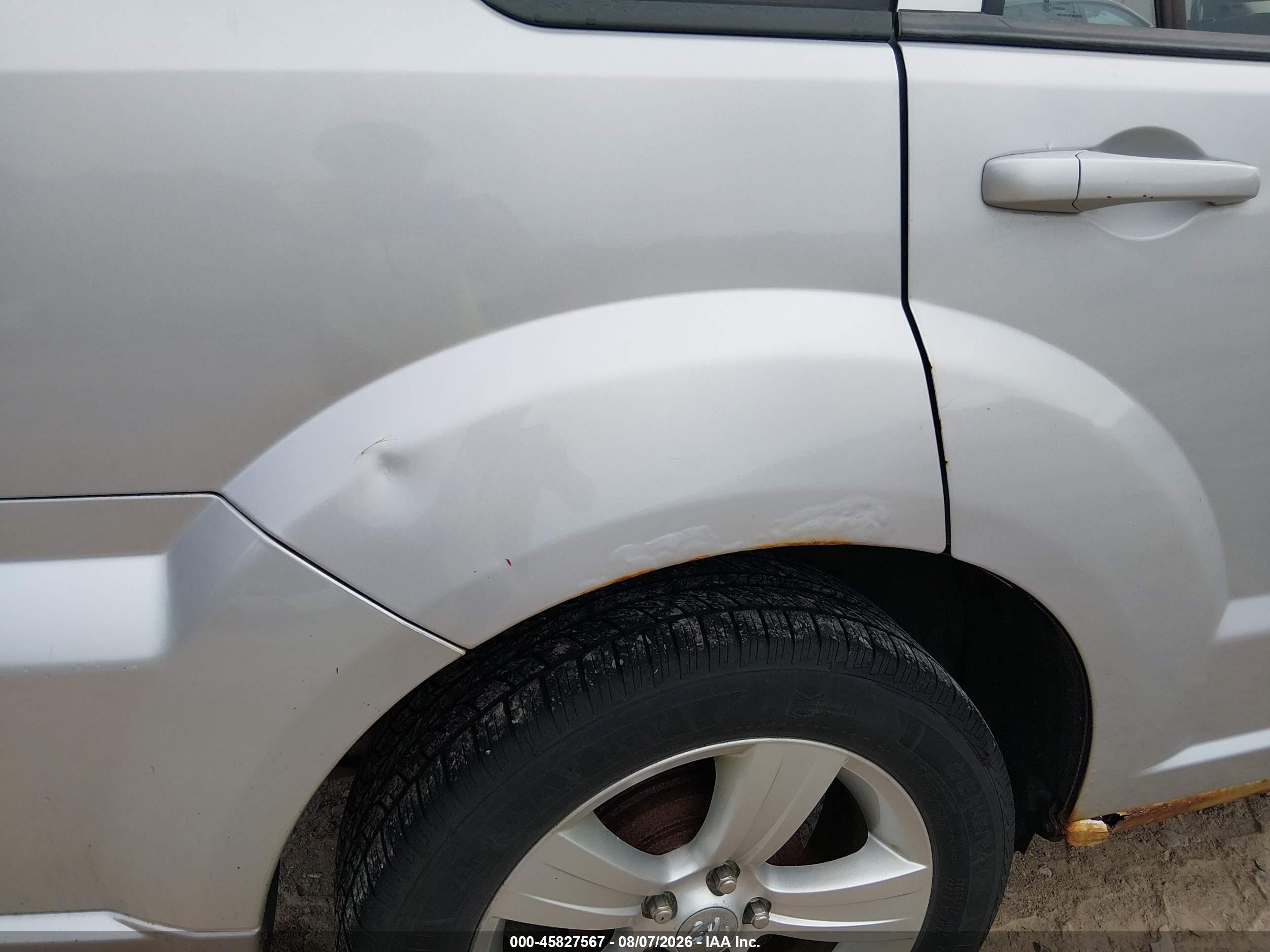 2010 Dodge Caliber Sxt Silver vin: 1B3CB4HAXAD534355