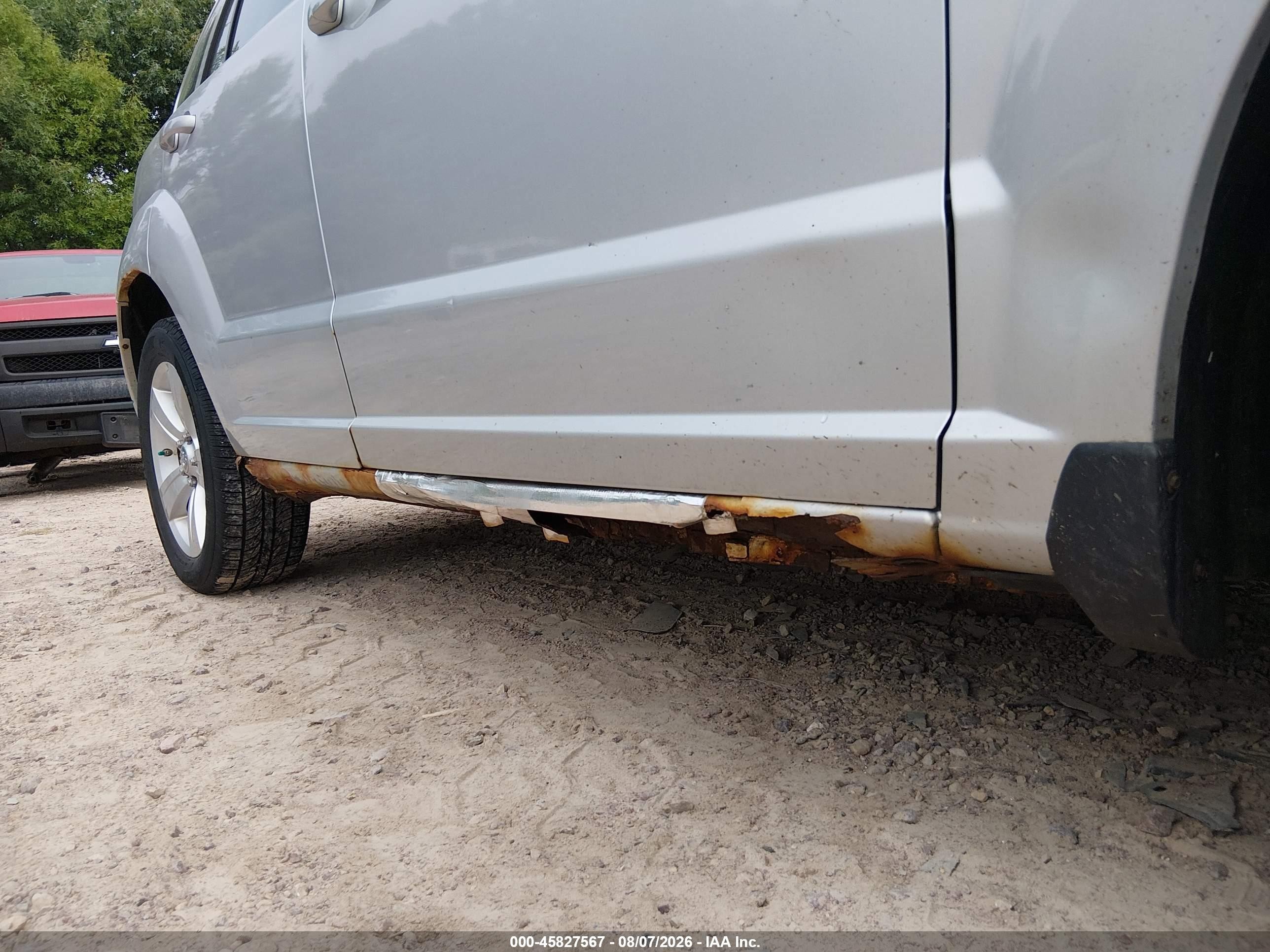 2010 Dodge Caliber Sxt Silver vin: 1B3CB4HAXAD534355
