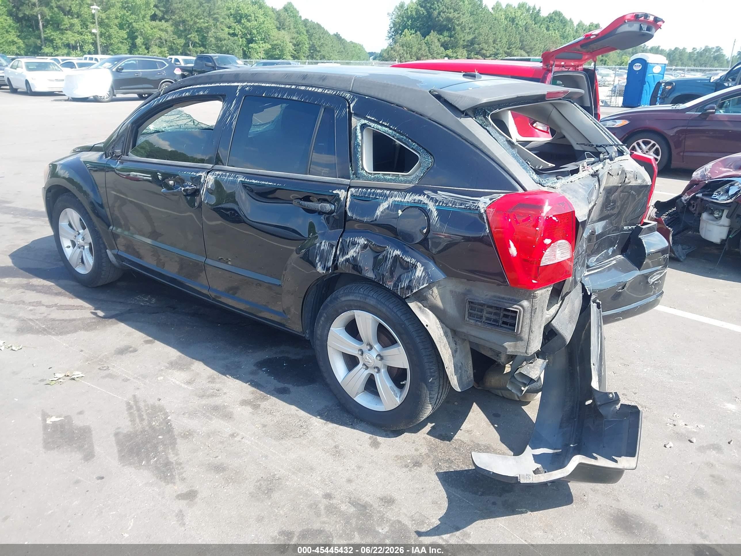 2010 Dodge Caliber Sxt Black vin: 1B3CB4HAXAD635539