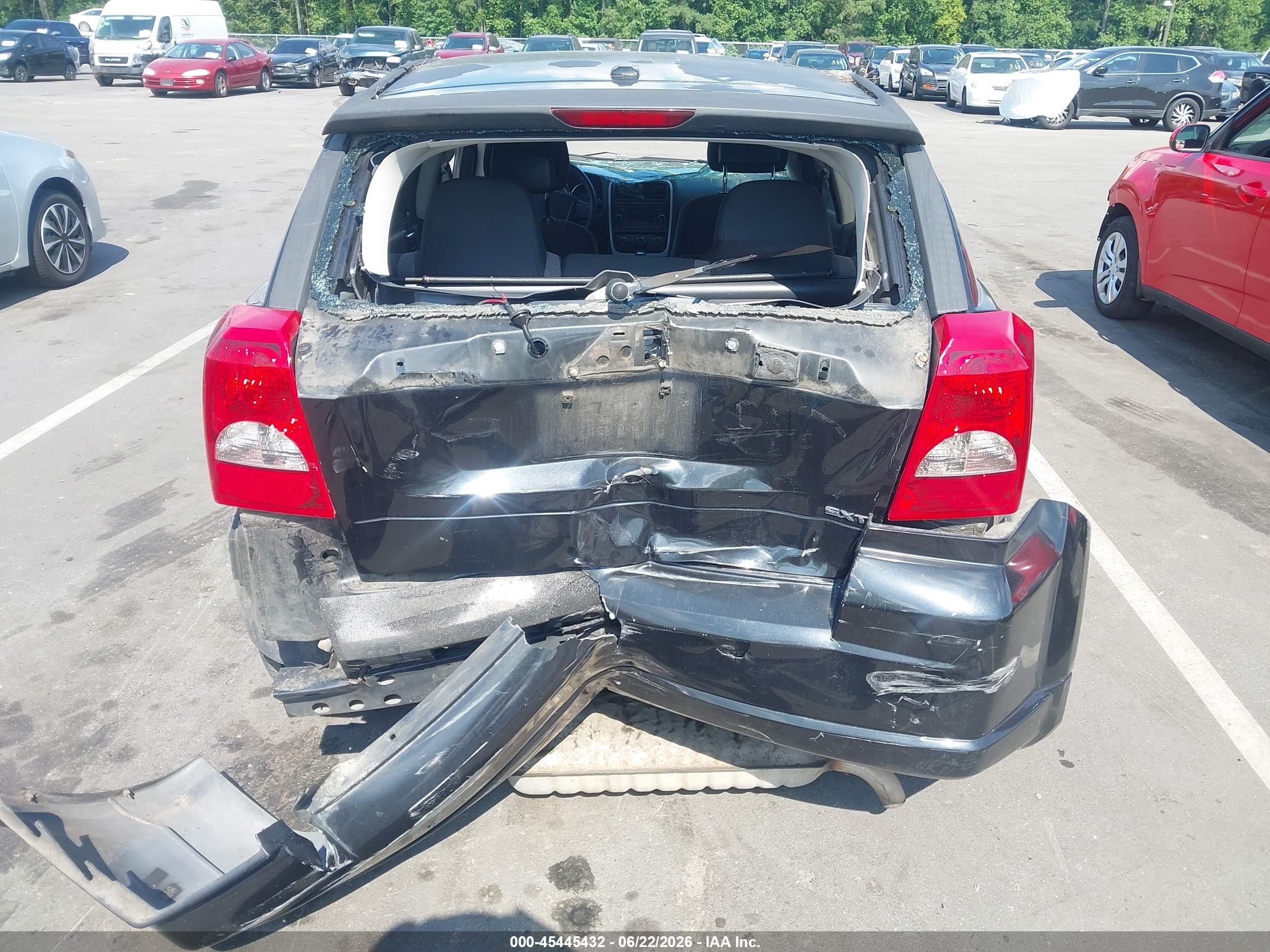 2010 Dodge Caliber Sxt Black vin: 1B3CB4HAXAD635539