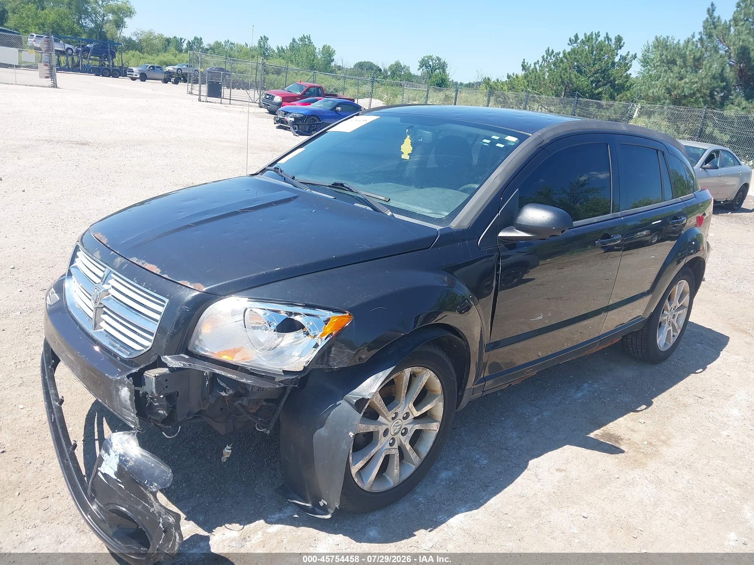 2011 Dodge Caliber Heat Black vin: 1B3CB5HA4BD108460