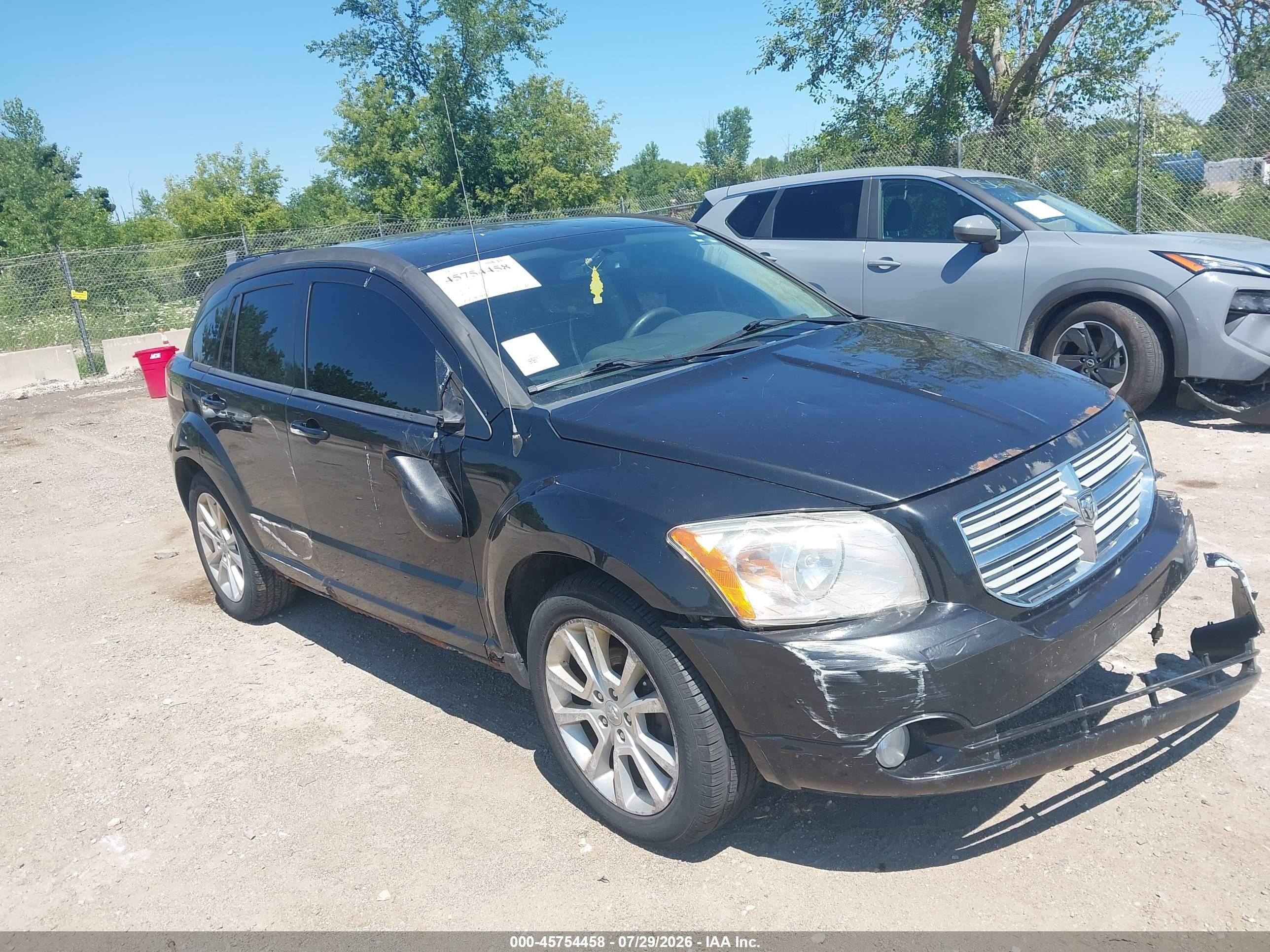 2011 Dodge Caliber Heat Black vin: 1B3CB5HA4BD108460