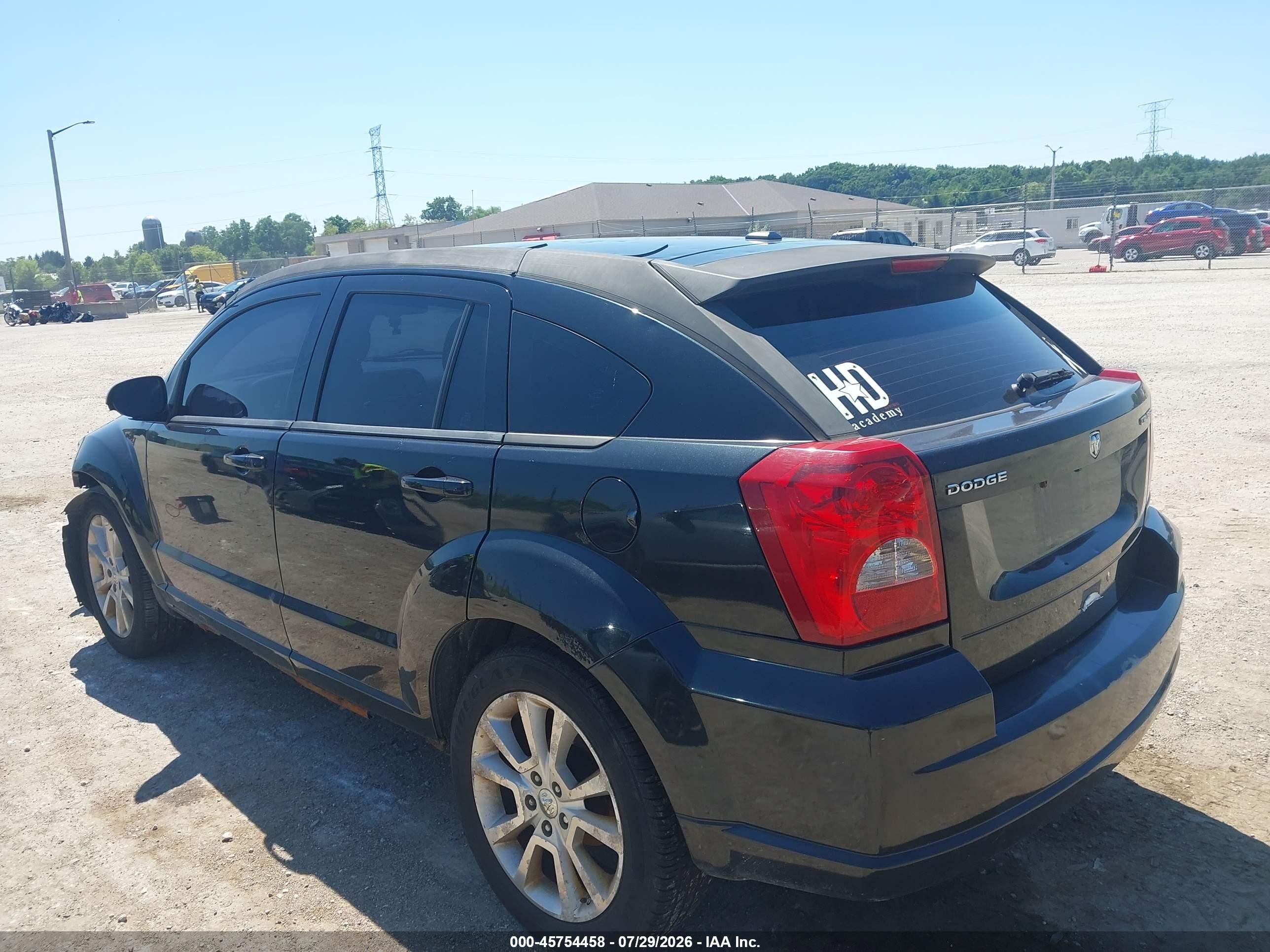 2011 Dodge Caliber Heat Black vin: 1B3CB5HA4BD108460