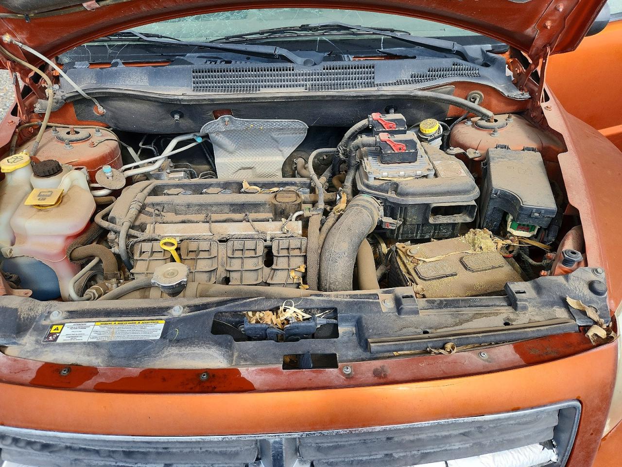 2011 Dodge Caliber Heat Оранжевый vin: 1B3CB5HA5BD297216
