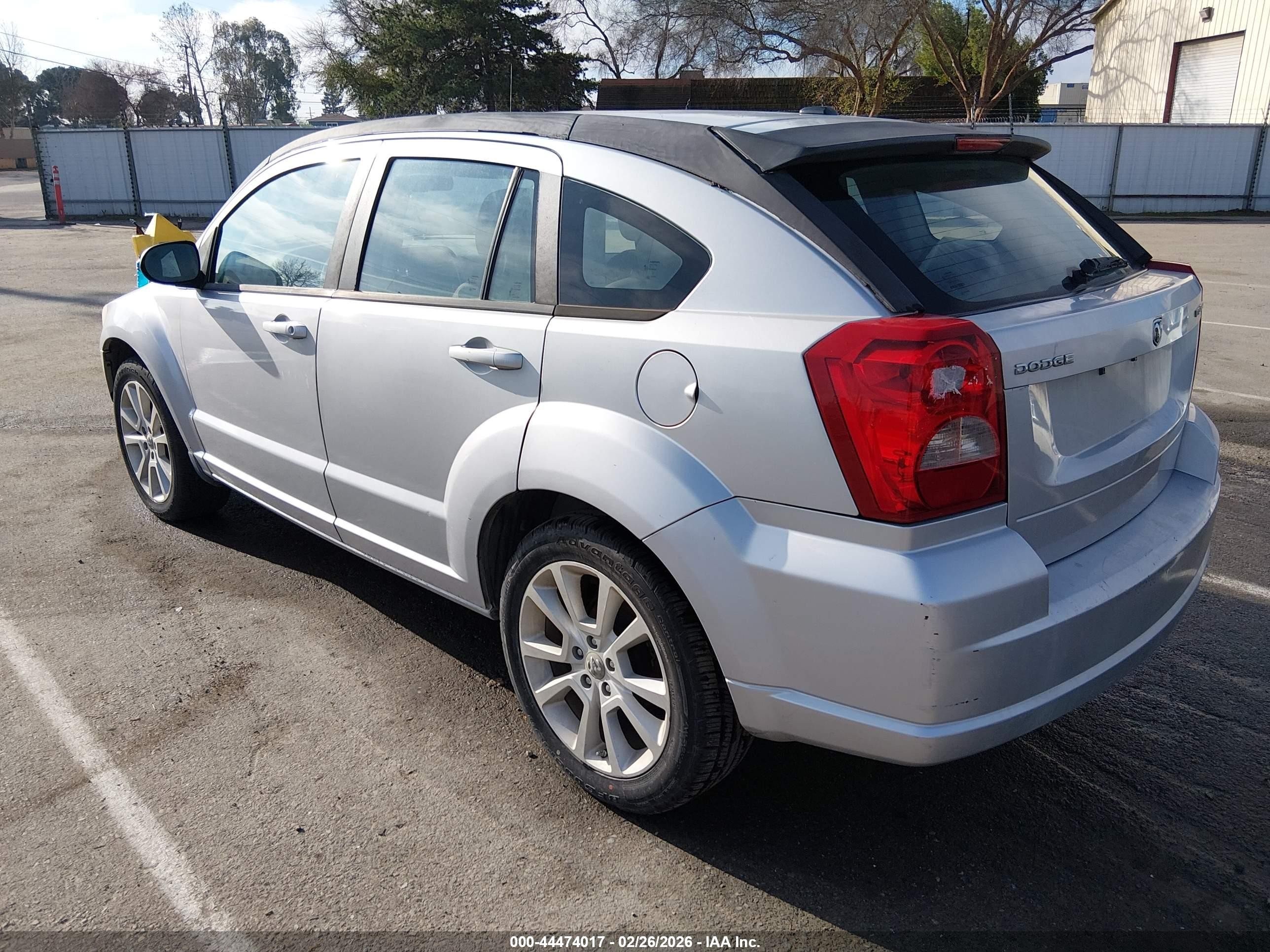 2011 Dodge Caliber Heat Silver vin: 1B3CB5HA8BD108624