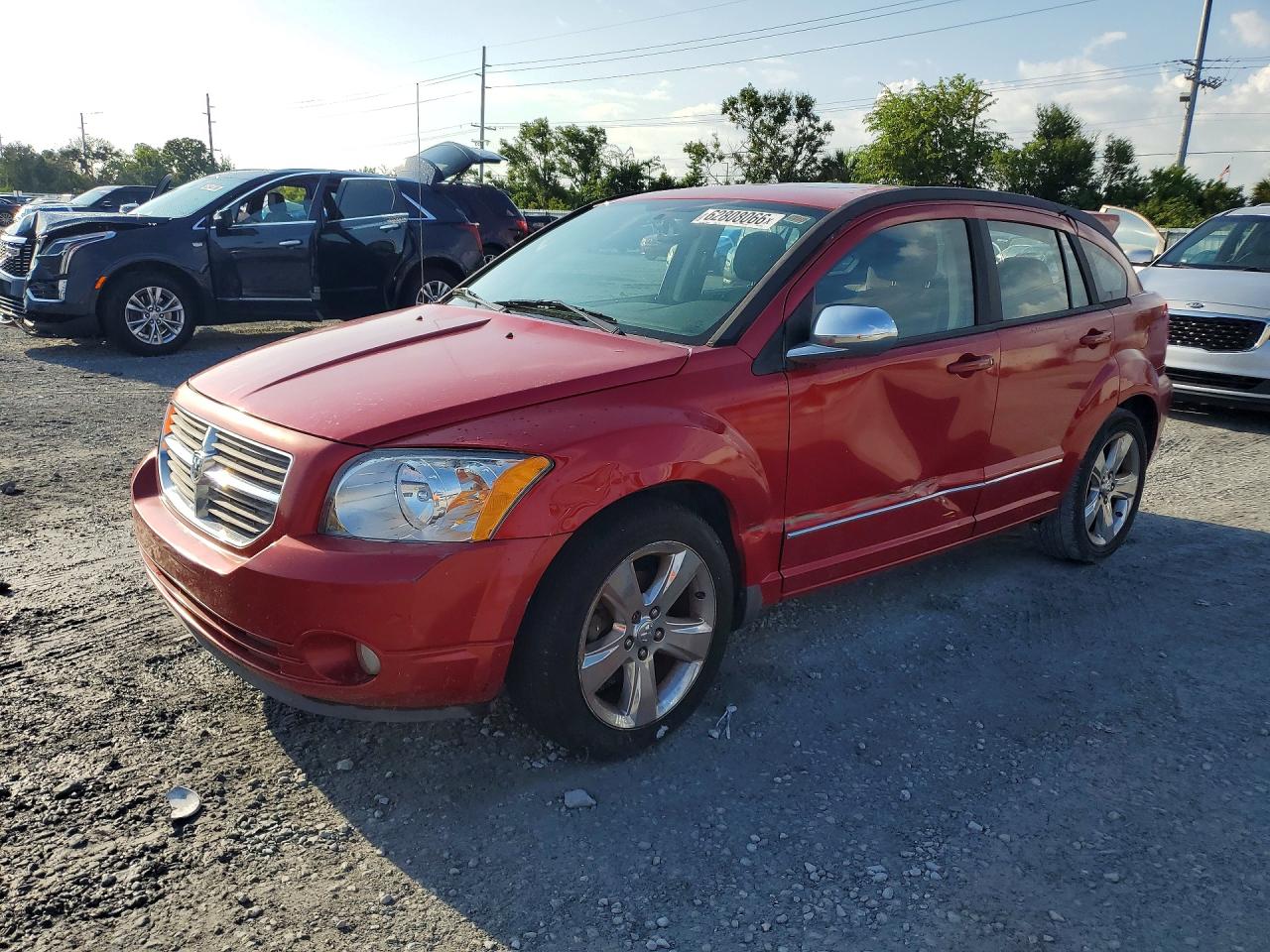2011 Dodge Caliber Rush Red vin: 1B3CB8HB9BD129928