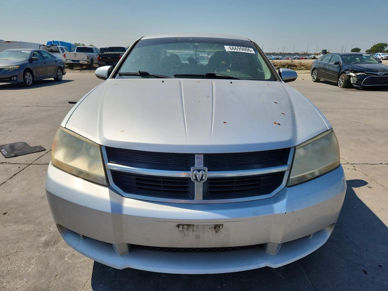 2010 Dodge Avenger Express Silver vin: 1B3CC1FBXAN230427