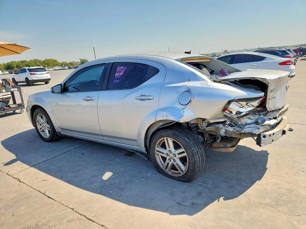 2010 Dodge Avenger Express Silver vin: 1B3CC1FBXAN230427
