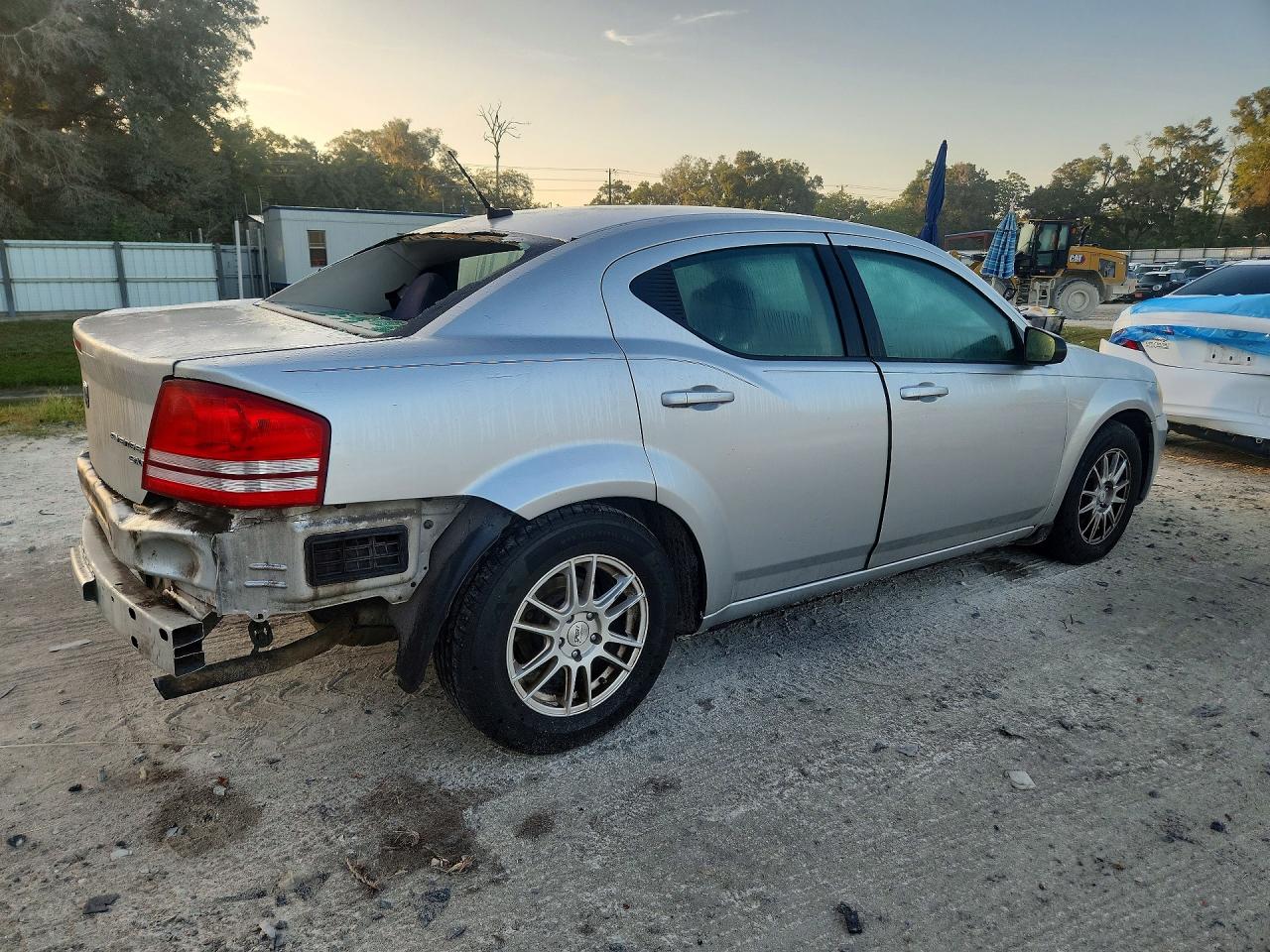 2010 Dodge Avenger Sxt Silver vin: 1B3CC4FB0AN150829