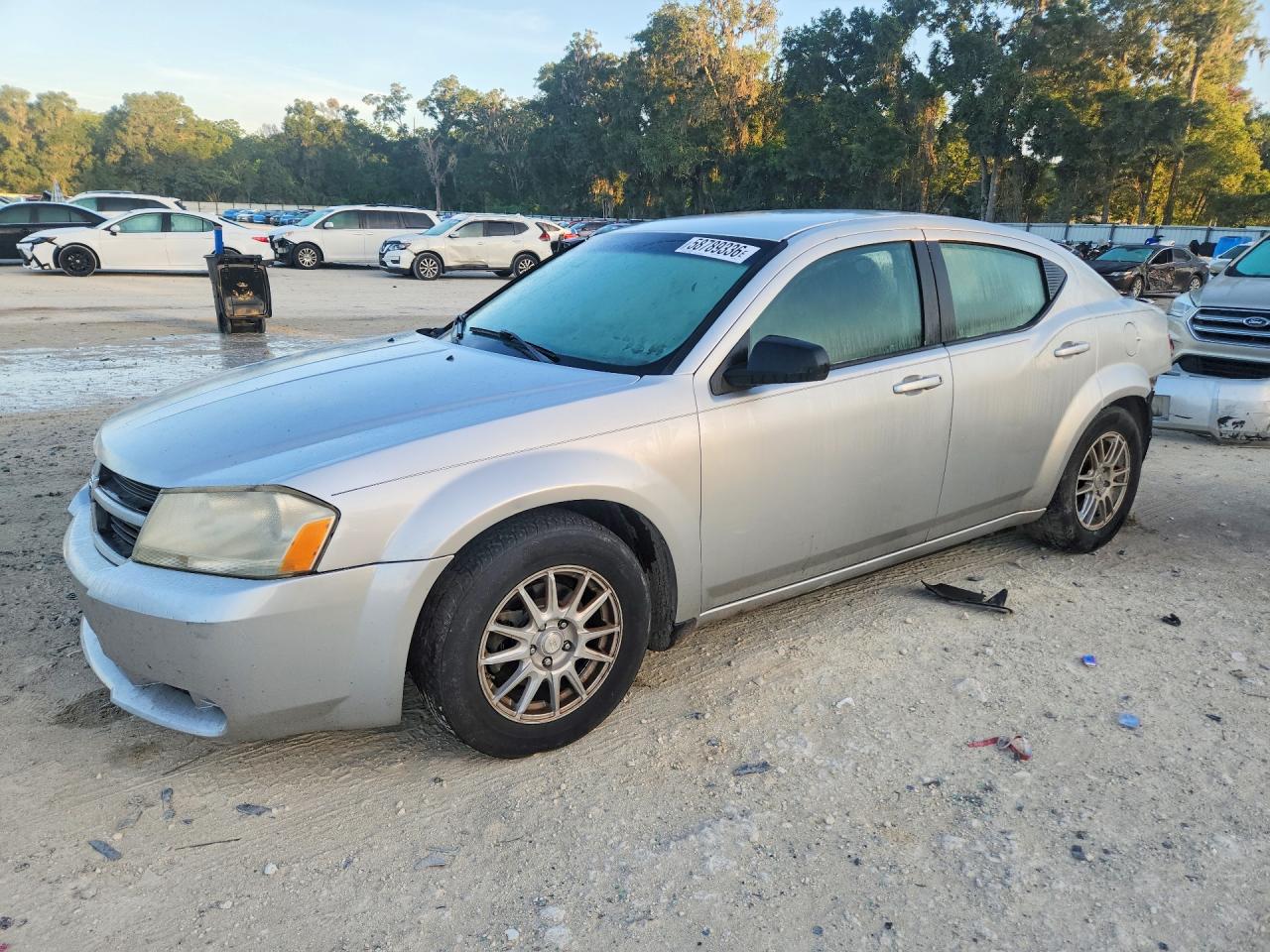 2010 Dodge Avenger Sxt Silver vin: 1B3CC4FB0AN150829