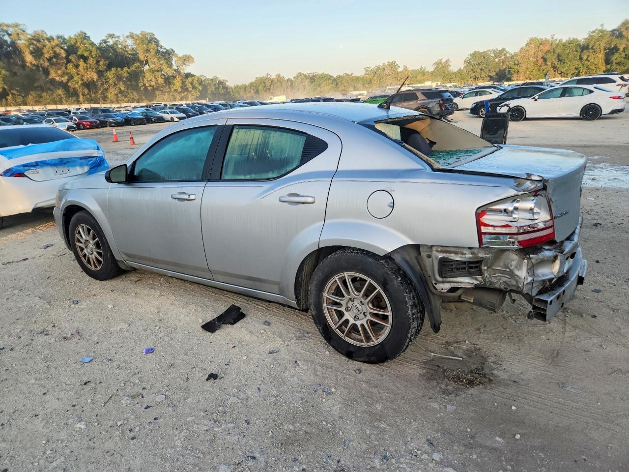 2010 Dodge Avenger Sxt Silver vin: 1B3CC4FB0AN150829