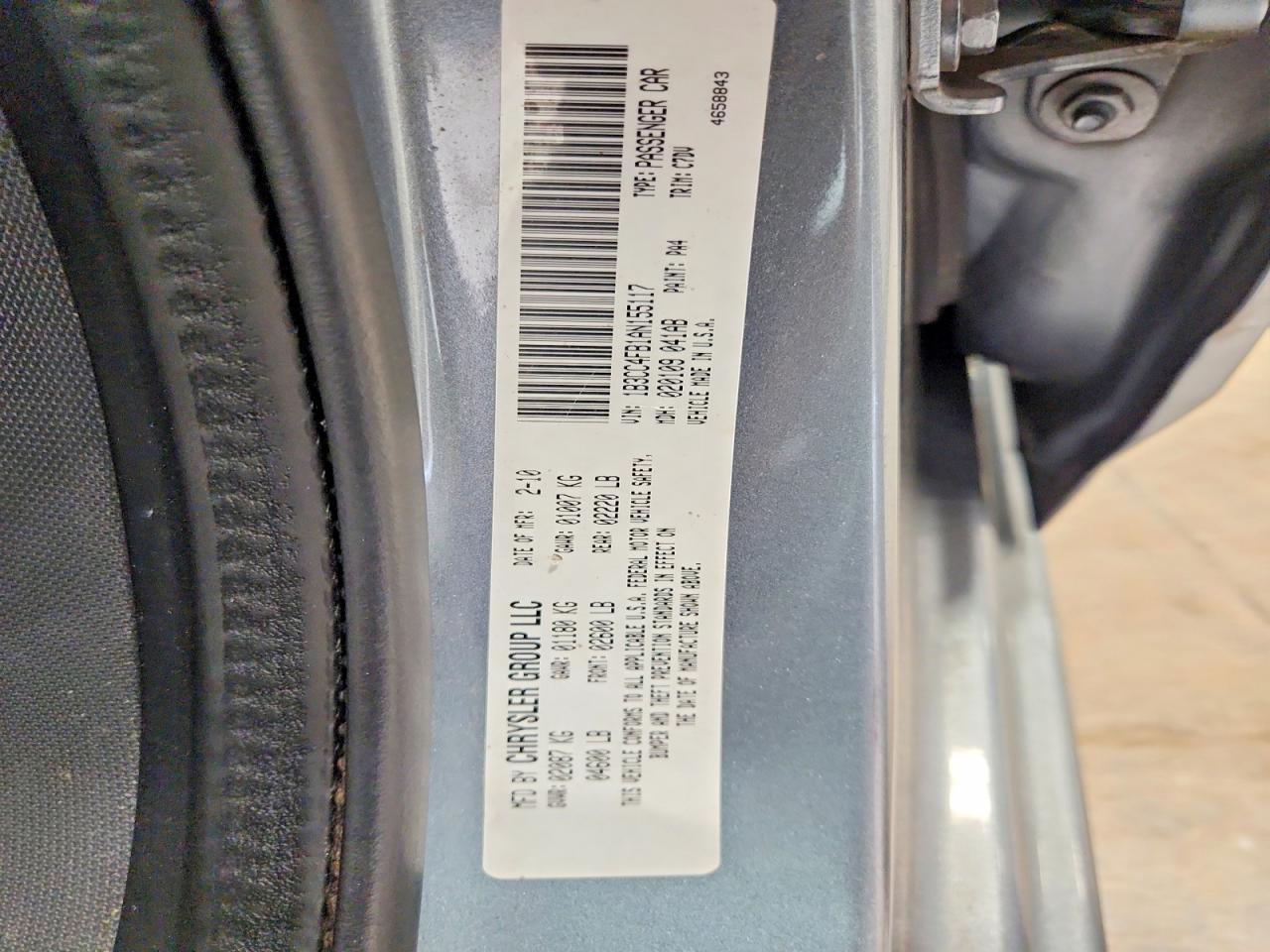 2010 Dodge Avenger Sxt Gray vin: 1B3CC4FB1AN155117