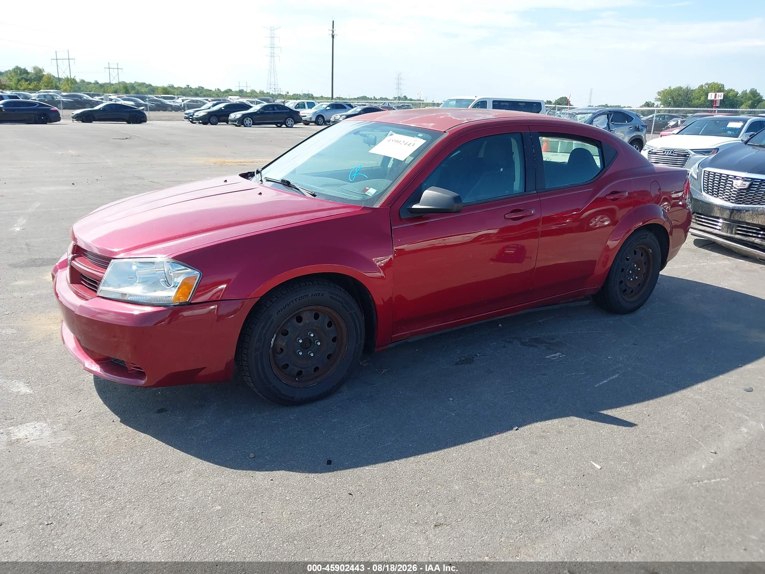 2010 Dodge Avenger Sxt Burgundy vin: 1B3CC4FB2AN211243