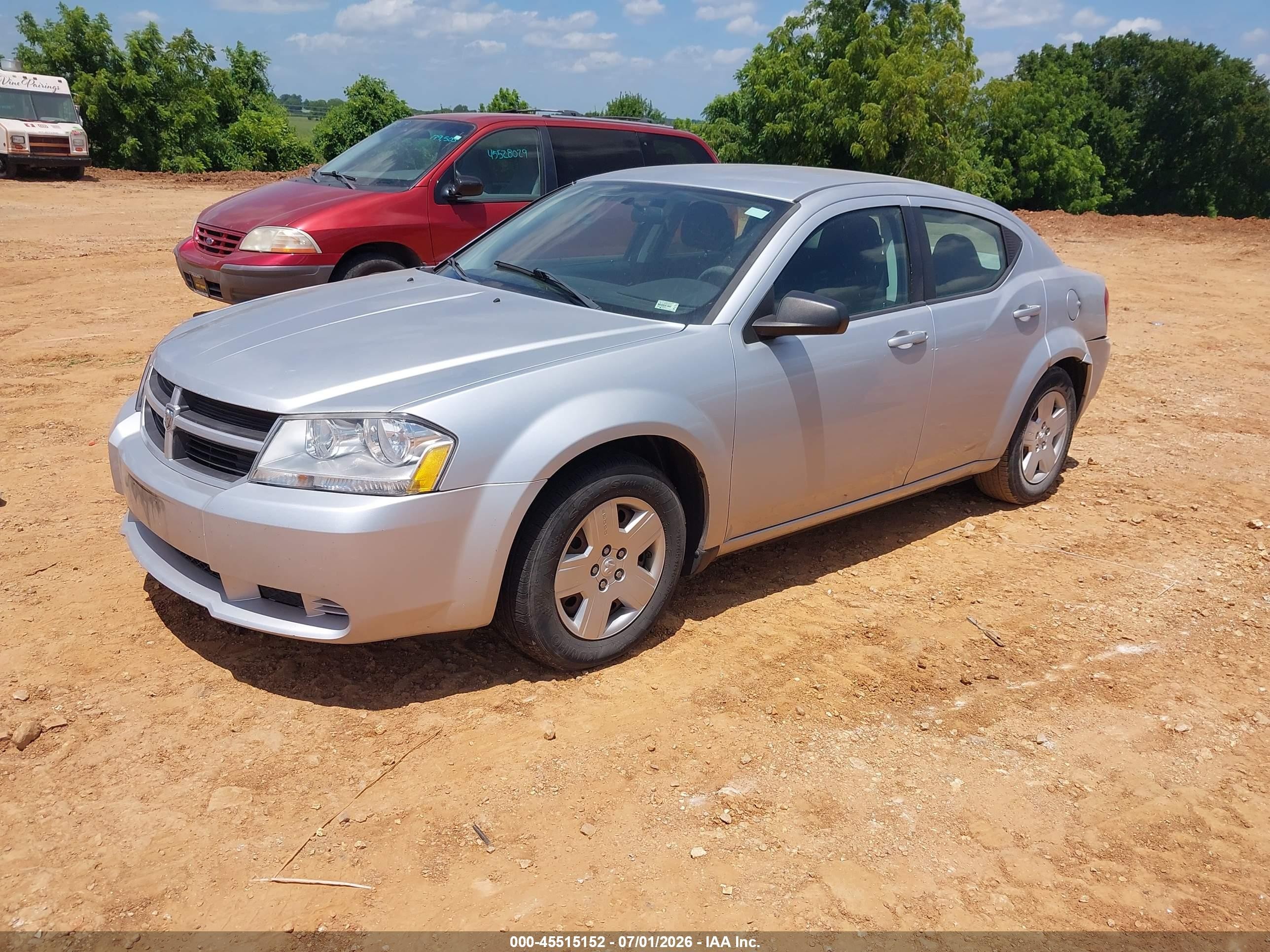 2010 Dodge Avenger Sxt Silver vin: 1B3CC4FB3AN236958