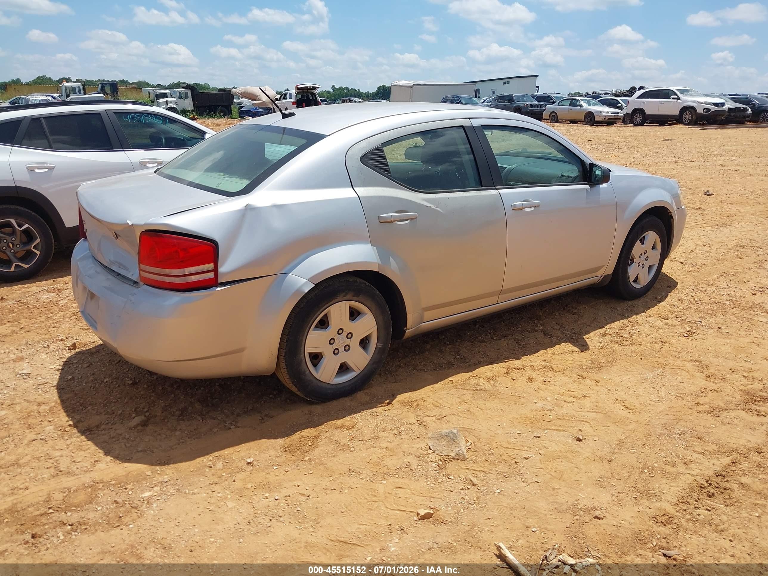 2010 Dodge Avenger Sxt Silver vin: 1B3CC4FB3AN236958