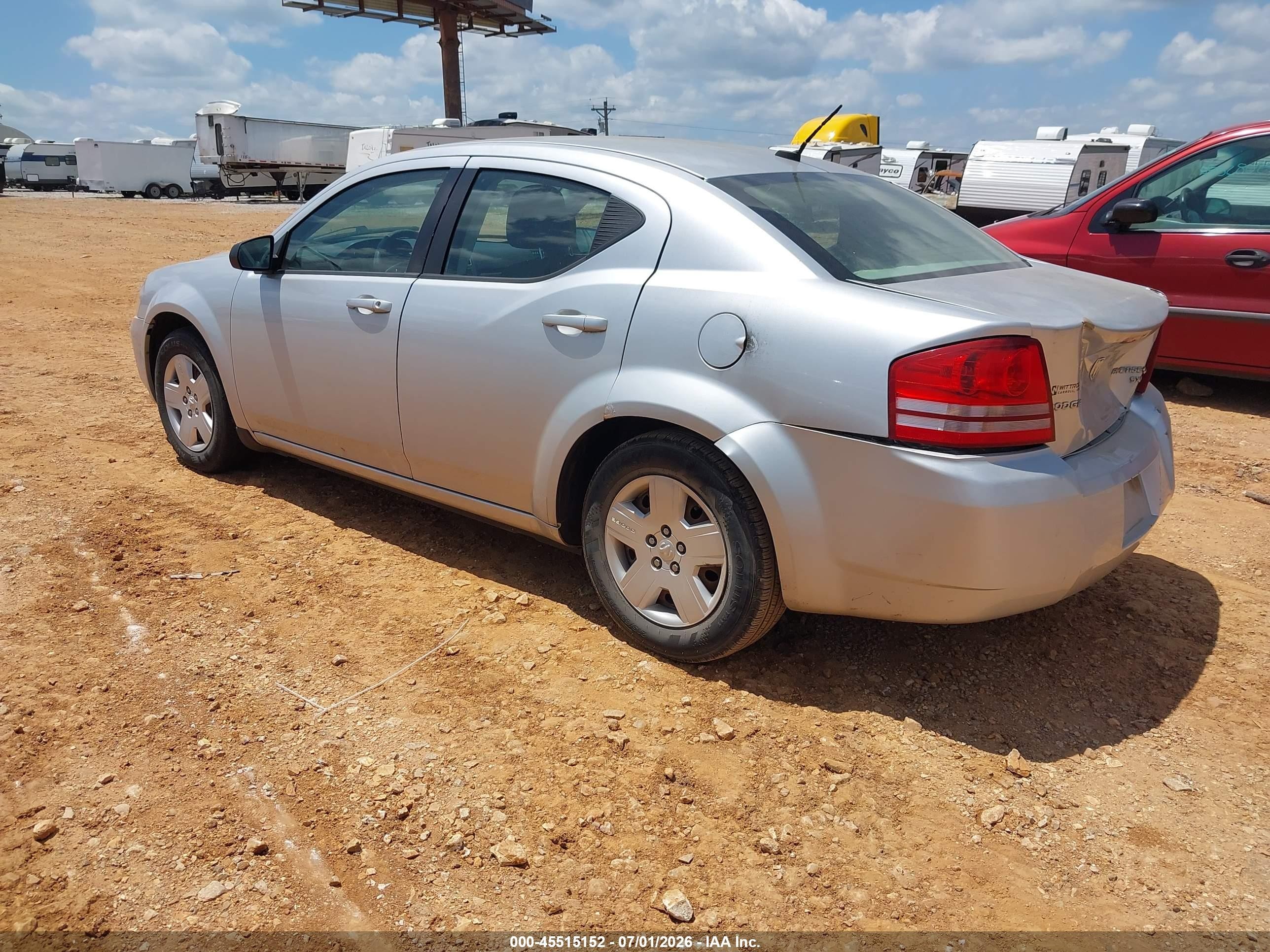 2010 Dodge Avenger Sxt Silver vin: 1B3CC4FB3AN236958