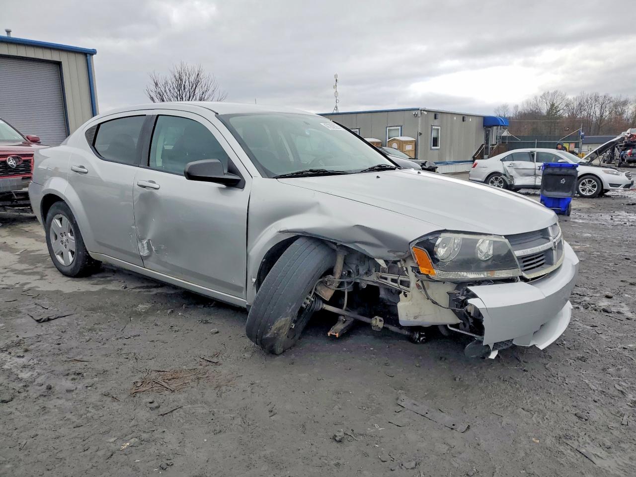 2010 Dodge Avenger Sxt Silver vin: 1B3CC4FB4AN220655