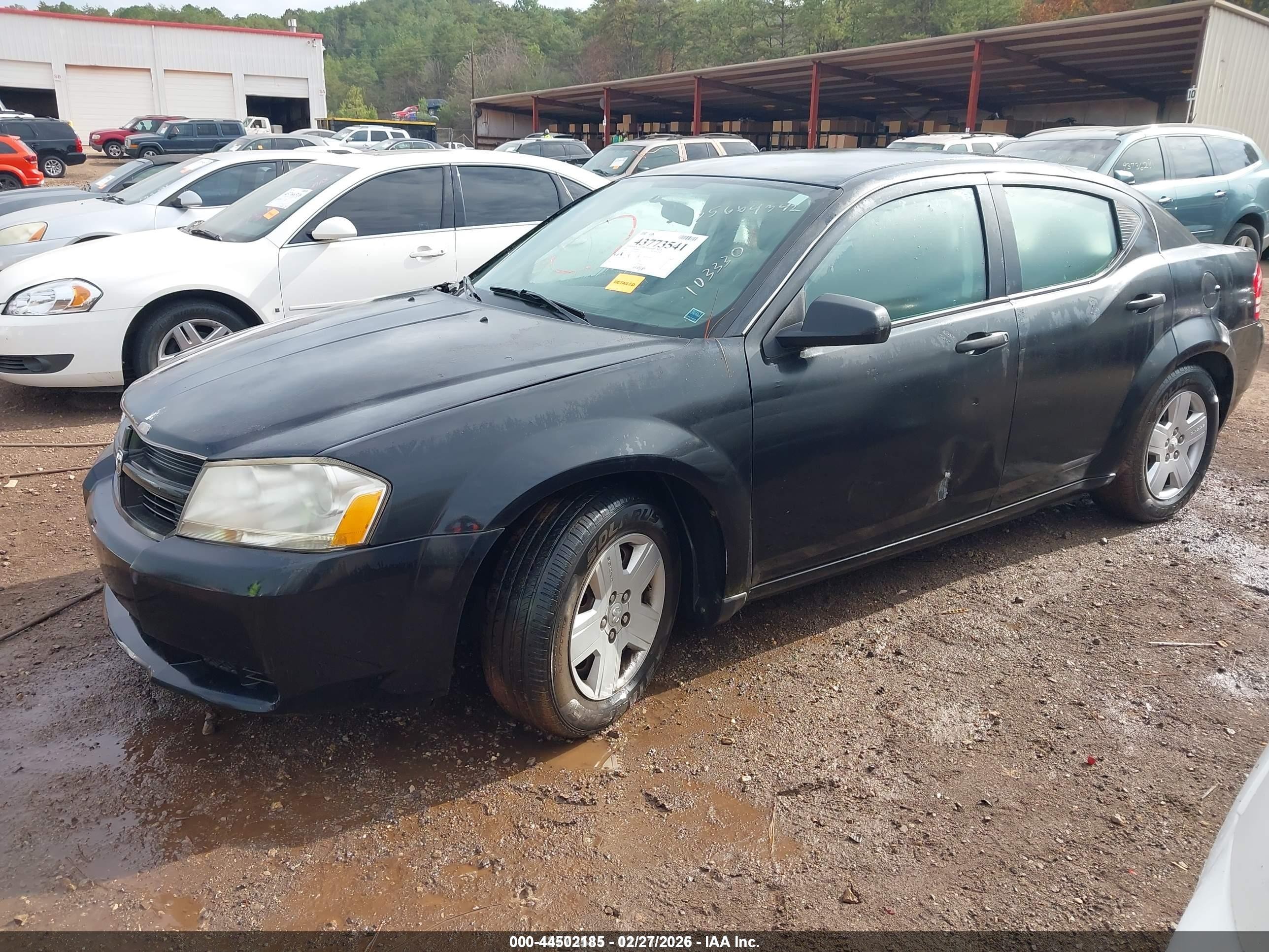 2010 Dodge Avenger Sxt Black vin: 1B3CC4FB5AN103330