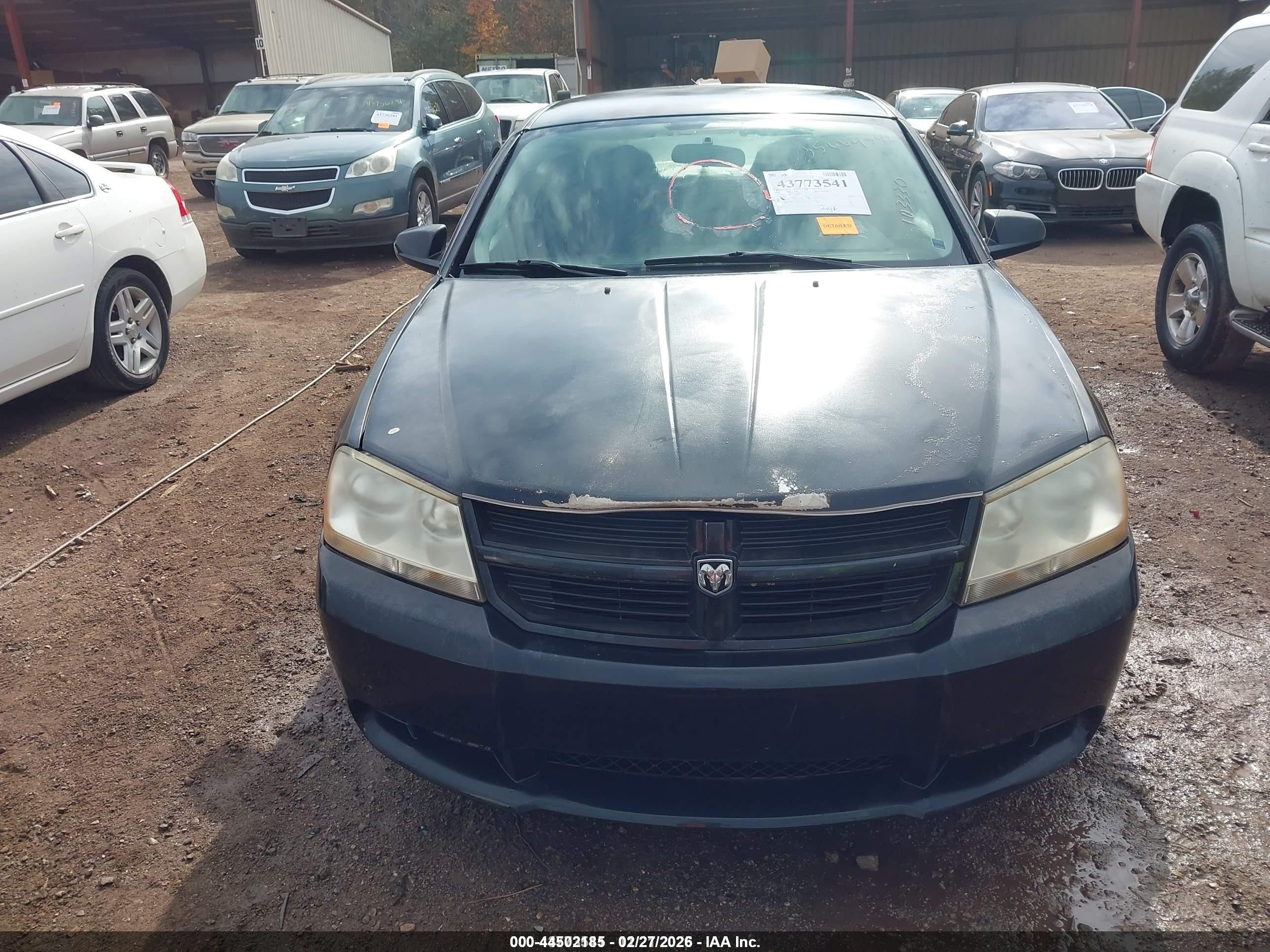 2010 Dodge Avenger Sxt Black vin: 1B3CC4FB5AN103330