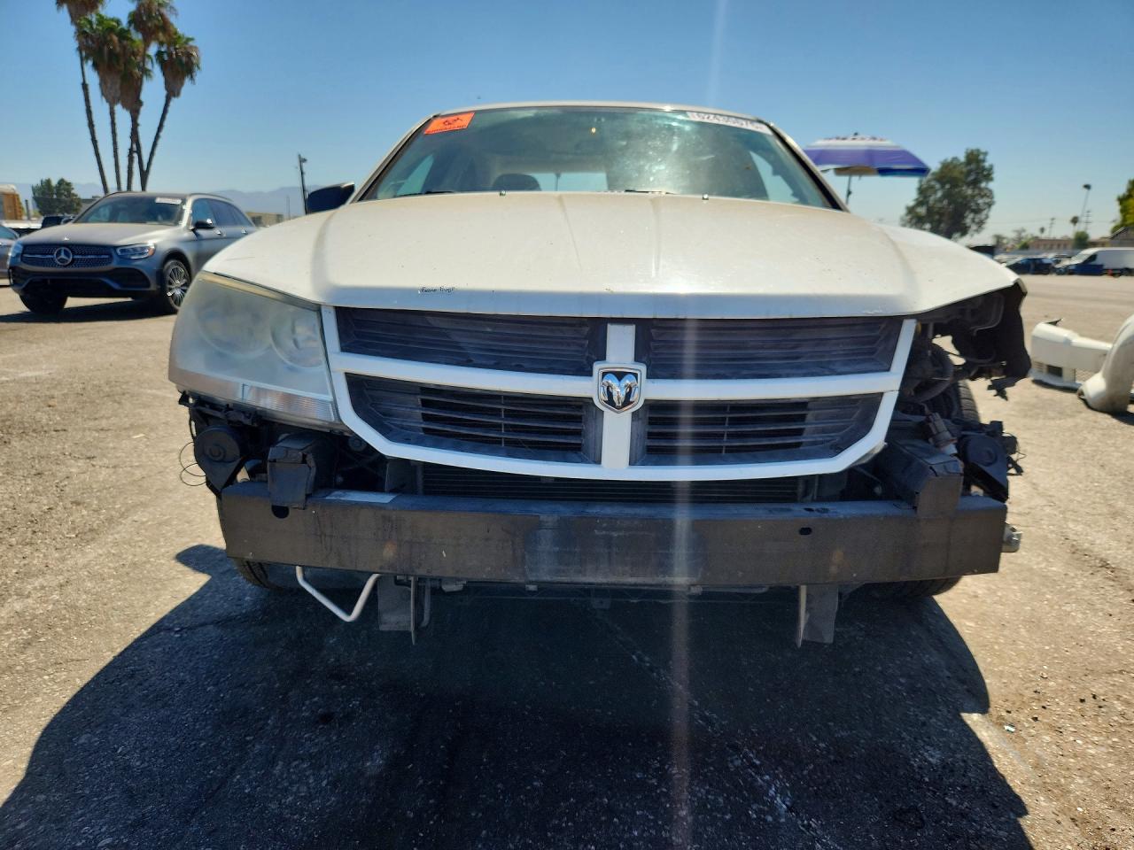 2010 Dodge Avenger Sxt White vin: 1B3CC4FB5AN108883