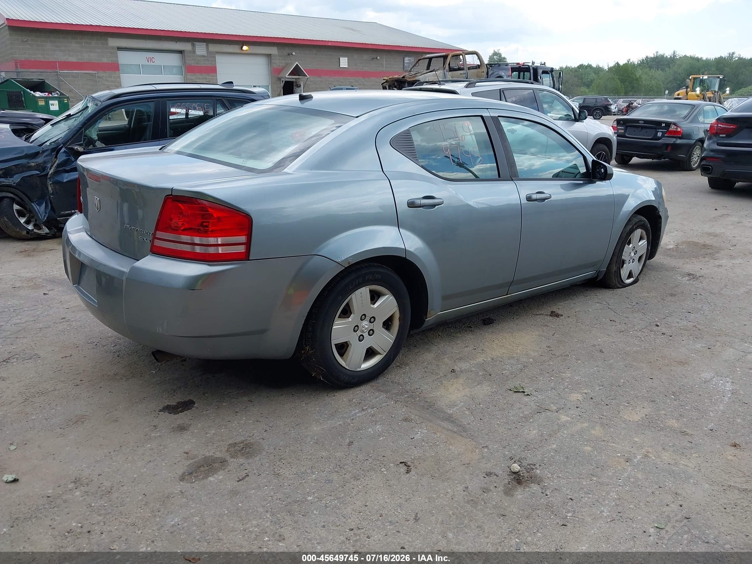 2010 Dodge Avenger Sxt Gray vin: 1B3CC4FB5AN179565