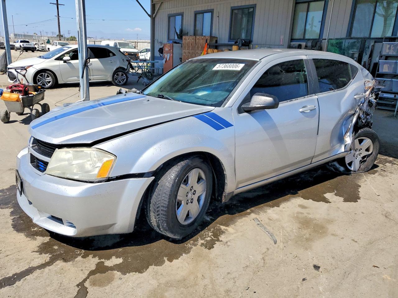 2010 Dodge Avenger Sxt Silver vin: 1B3CC4FB5AN182580