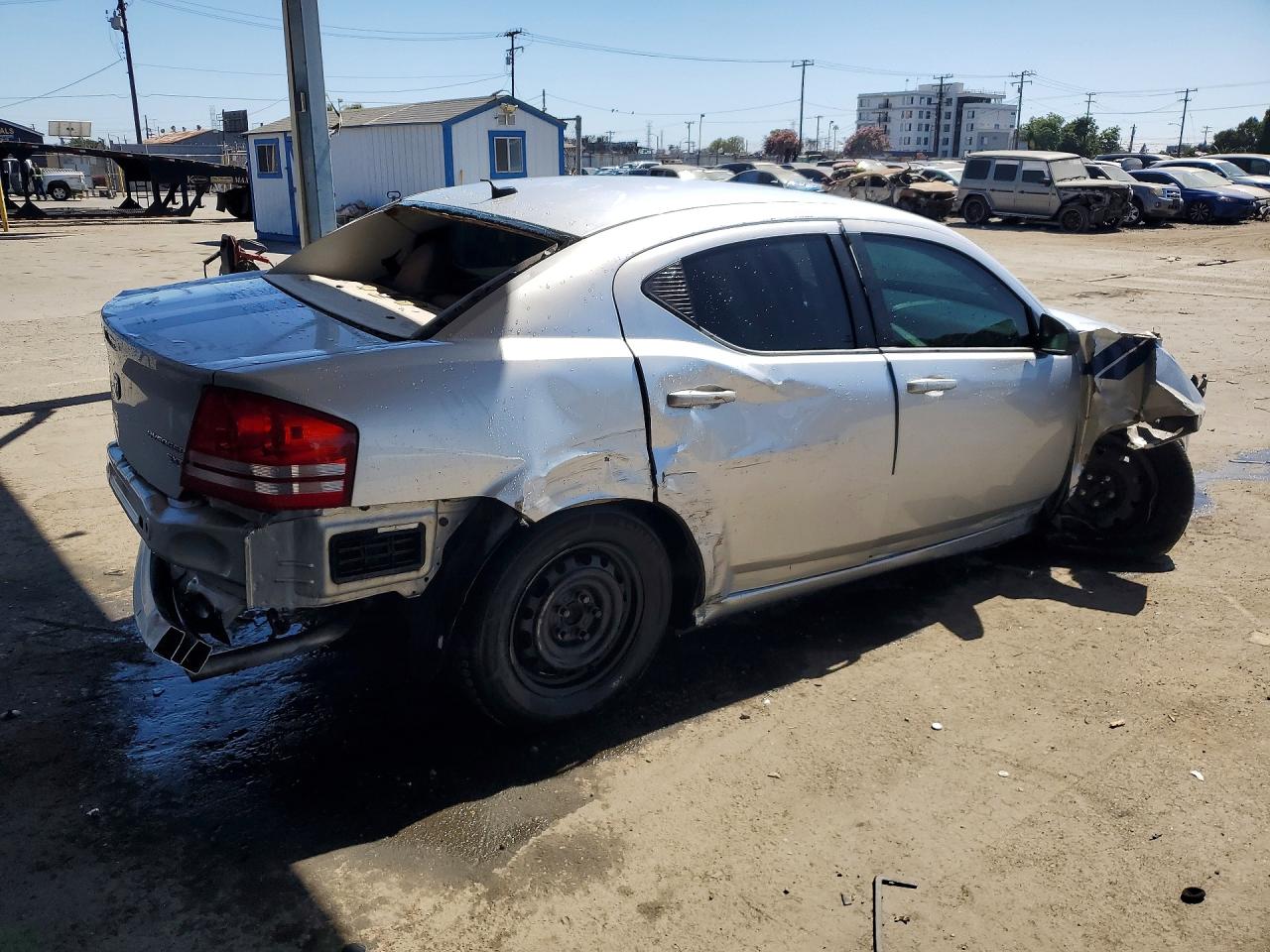 2010 Dodge Avenger Sxt Silver vin: 1B3CC4FB5AN182580
