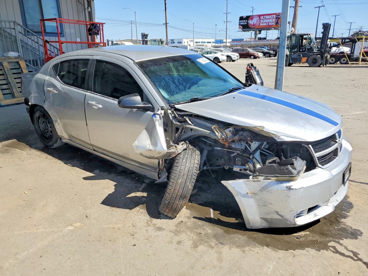2010 Dodge Avenger Sxt Silver vin: 1B3CC4FB5AN182580