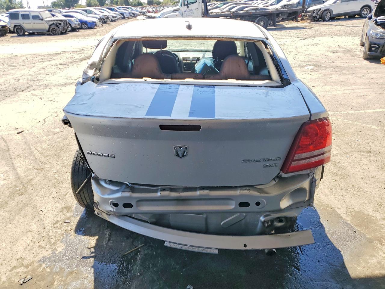 2010 Dodge Avenger Sxt Silver vin: 1B3CC4FB5AN182580