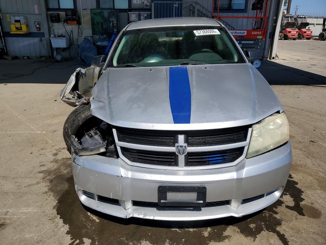 2010 Dodge Avenger Sxt Silver vin: 1B3CC4FB5AN182580