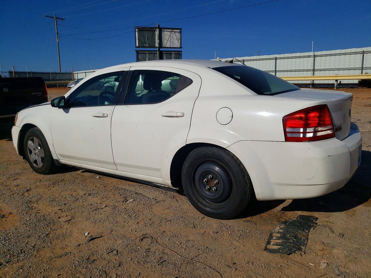 2010 Dodge Avenger Sxt White vin: 1B3CC4FB6AN103322