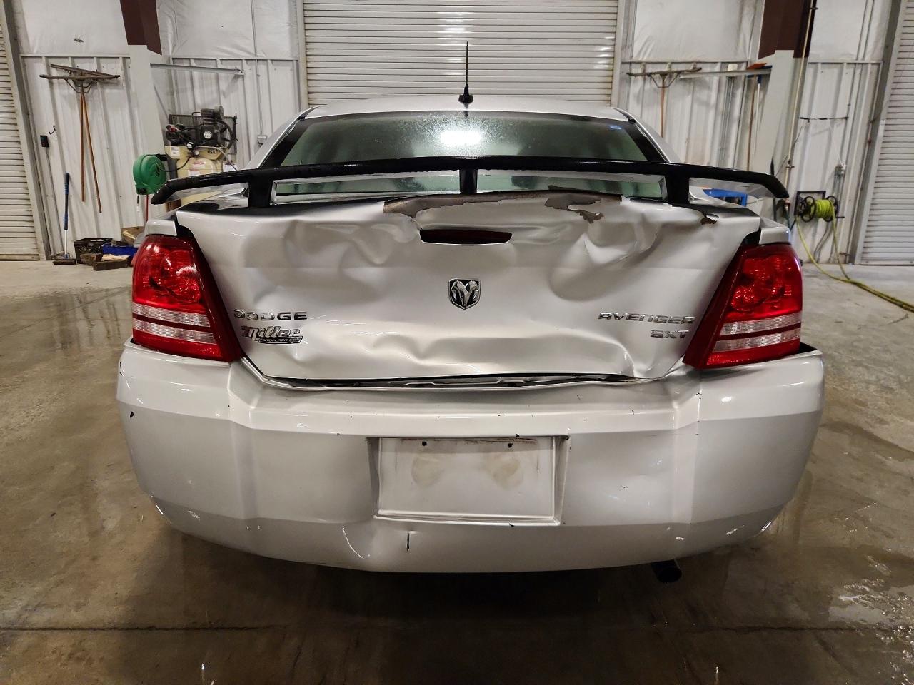 2010 Dodge Avenger Sxt Silver vin: 1B3CC4FB6AN181048
