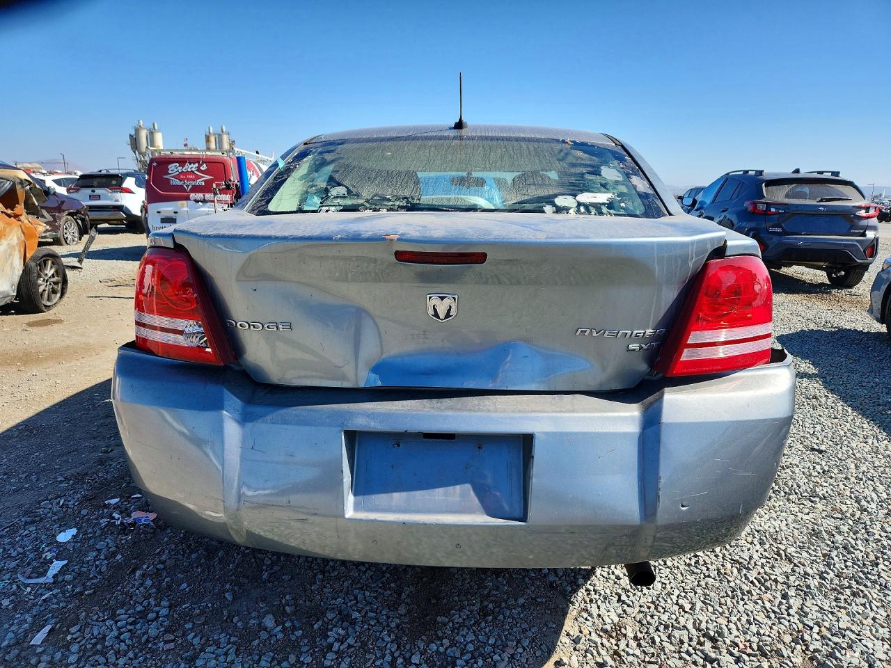 2010 Dodge Avenger Sxt Silver vin: 1B3CC4FB6AN182524