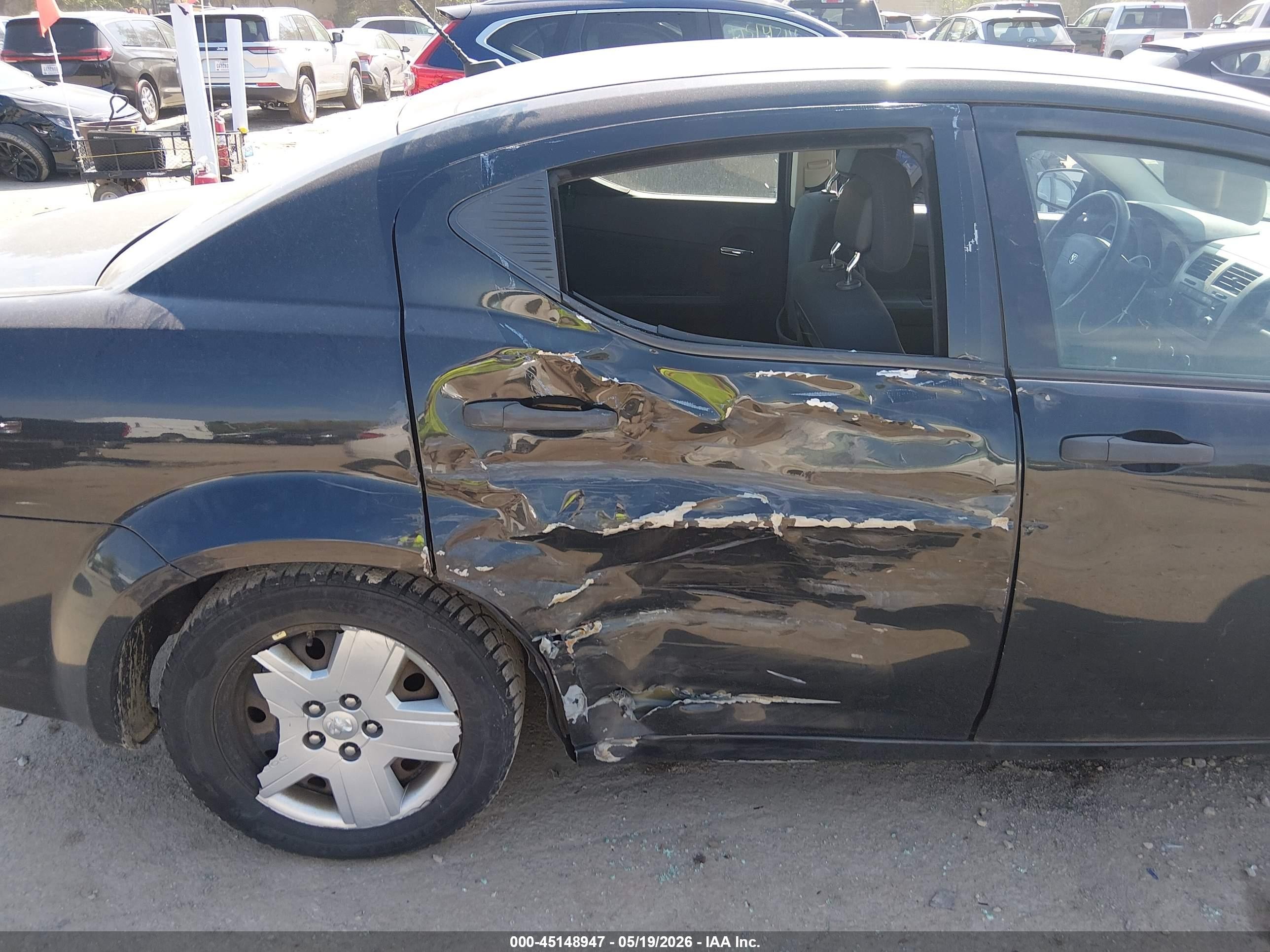 2010 Dodge Avenger Sxt Black vin: 1B3CC4FB8AN131395