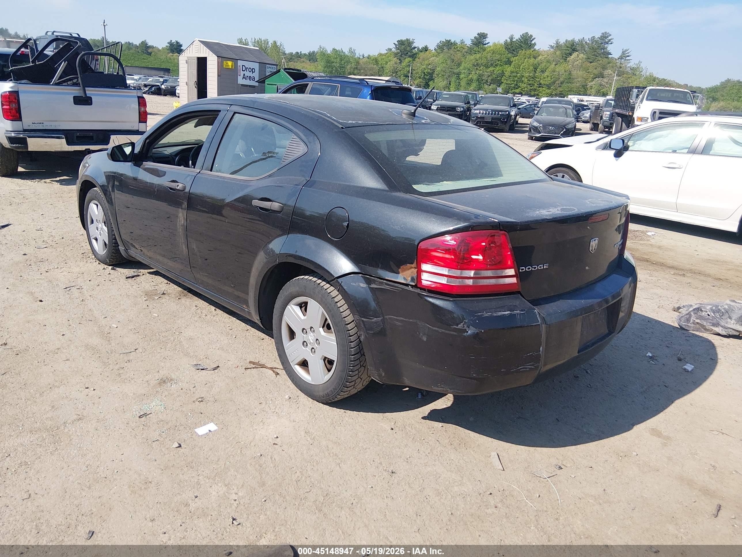 2010 Dodge Avenger Sxt Black vin: 1B3CC4FB8AN131395